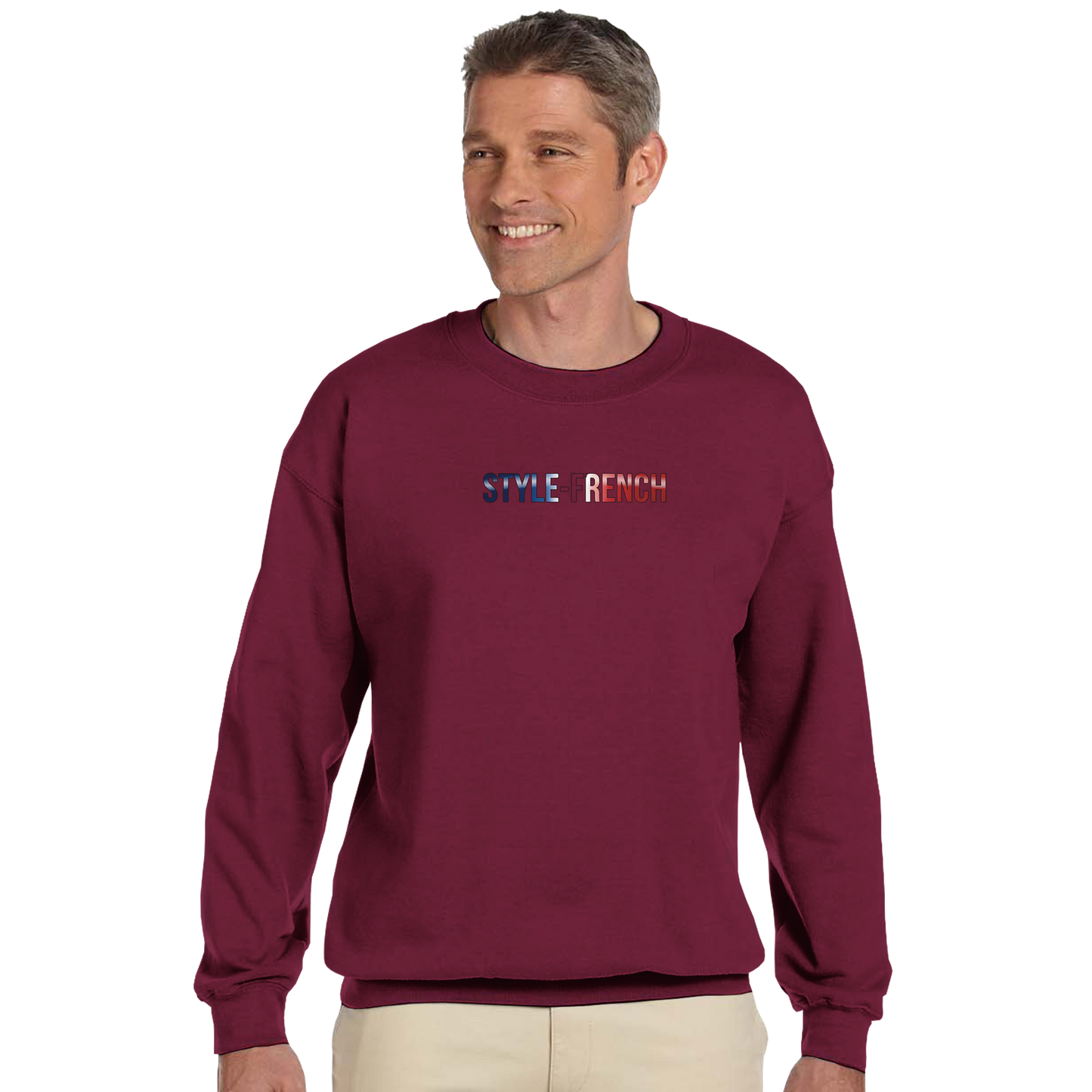 Unisex Sweatshirt Tours French City Classic Crewneck | Gildan® 18000