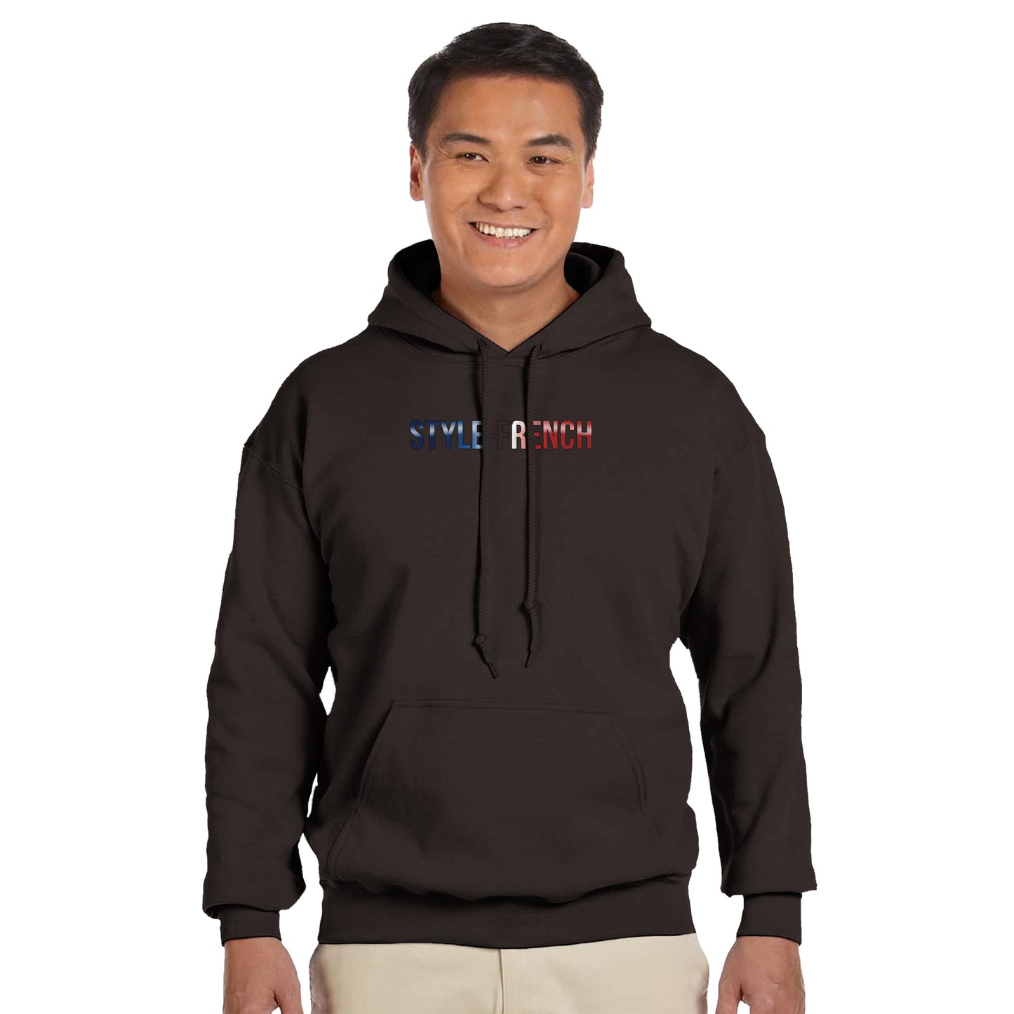 Men's Hoodie - Strong Lion - French Style - Classic | Gildan® 18500