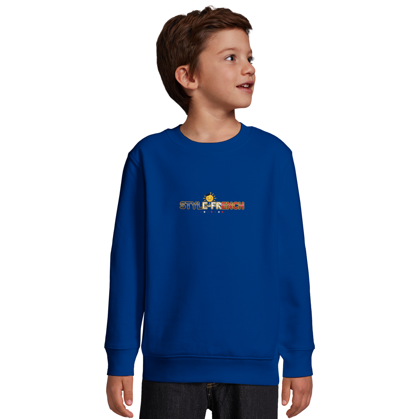 Jungen Sweatshirt Rock'n Français Mischgewebe recycelt | SOL'S Columbia Kids 04239