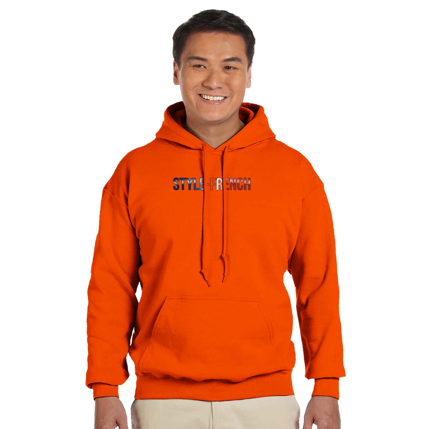 Men's Hoodie - Strong Lion - French Style - Classic | Gildan® 18500