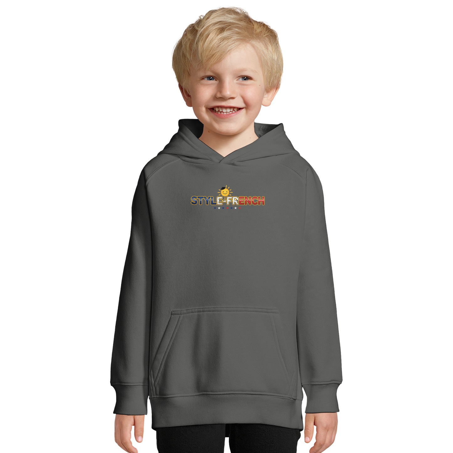 Hoodie für Jungen "rock'n français" bio | SOL'S Stellar Kids 03576