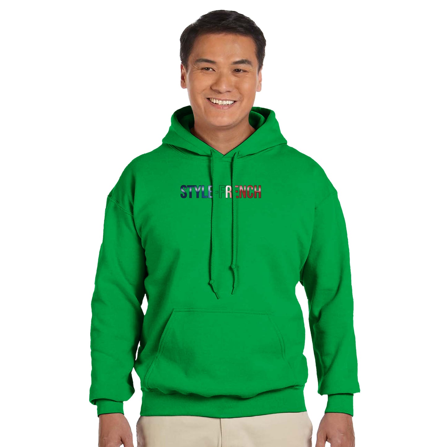 Men's Hoodie - Strong Lion - French Style - Classic | Gildan® 18500