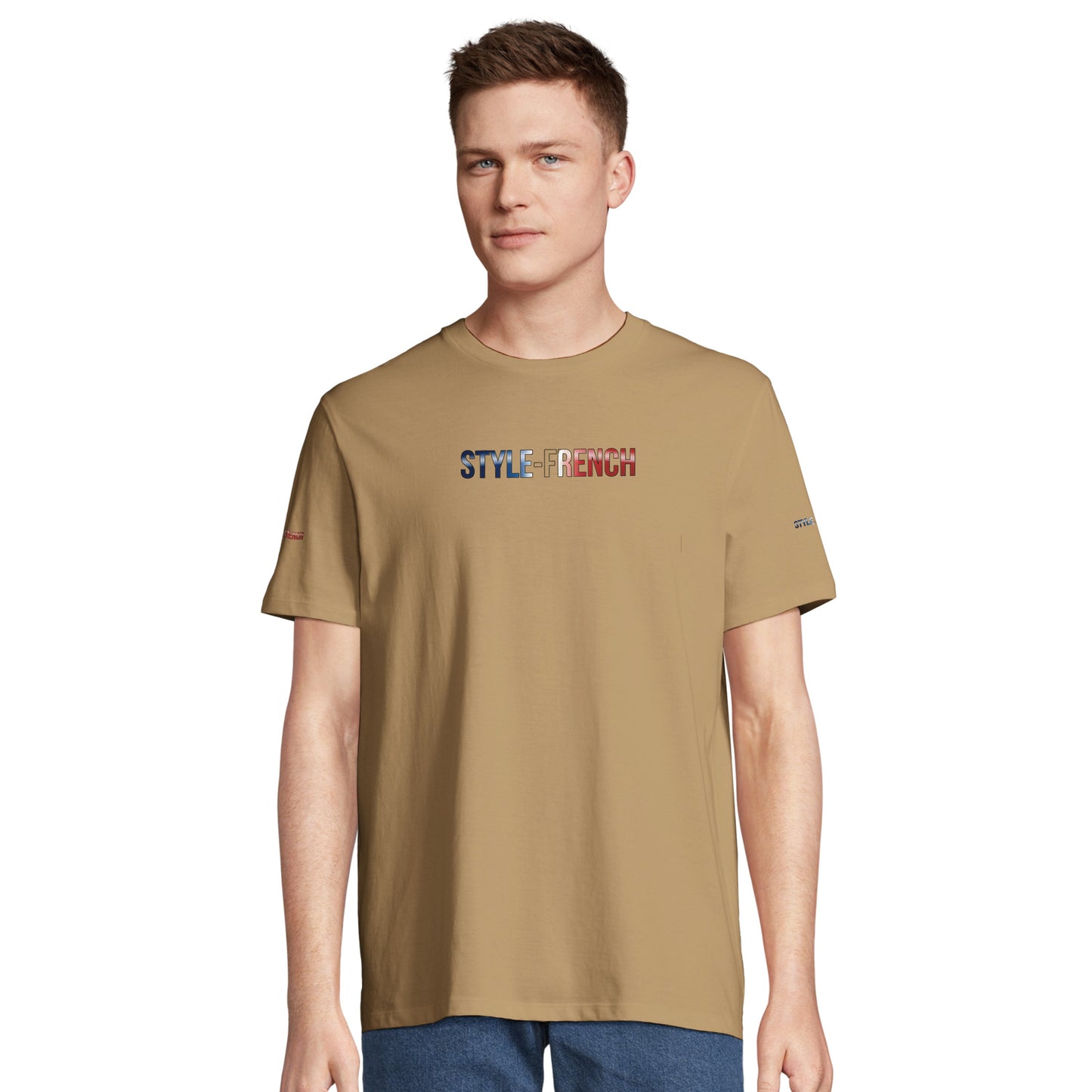 Men's T-shirt strong lion French style organic in conversion cotton | SOL'S Legend 03981