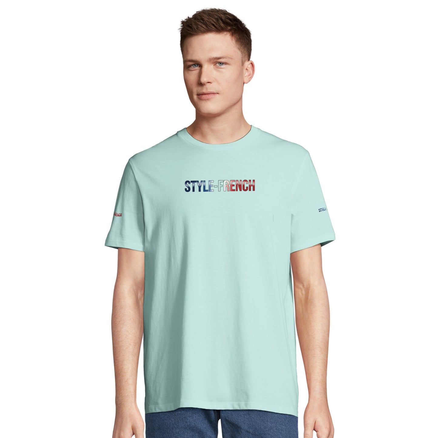 Men's T-shirt strong lion French style organic in conversion cotton | SOL'S Legend 03981