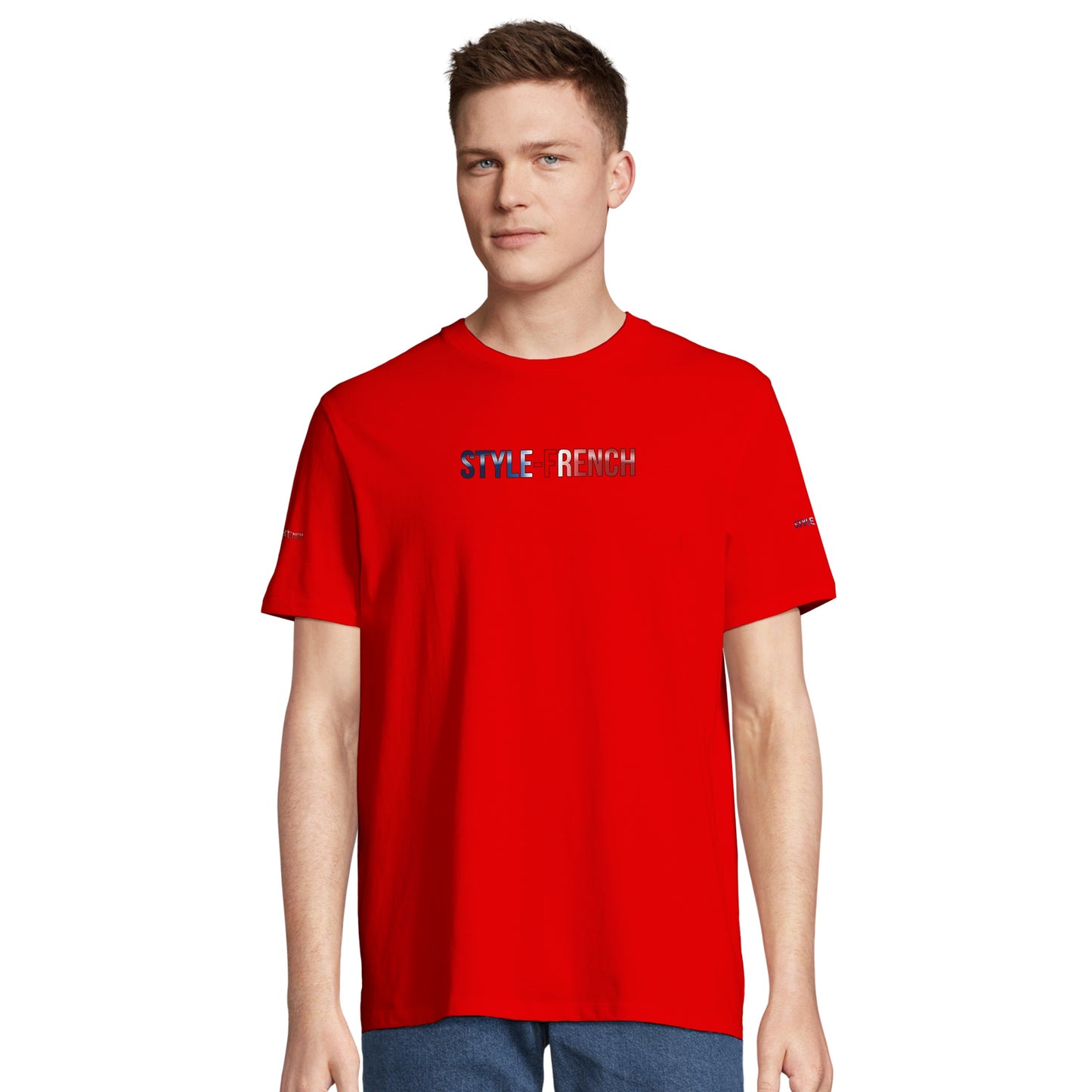 Men's T-shirt strong lion French style organic in conversion cotton | SOL'S Legend 03981