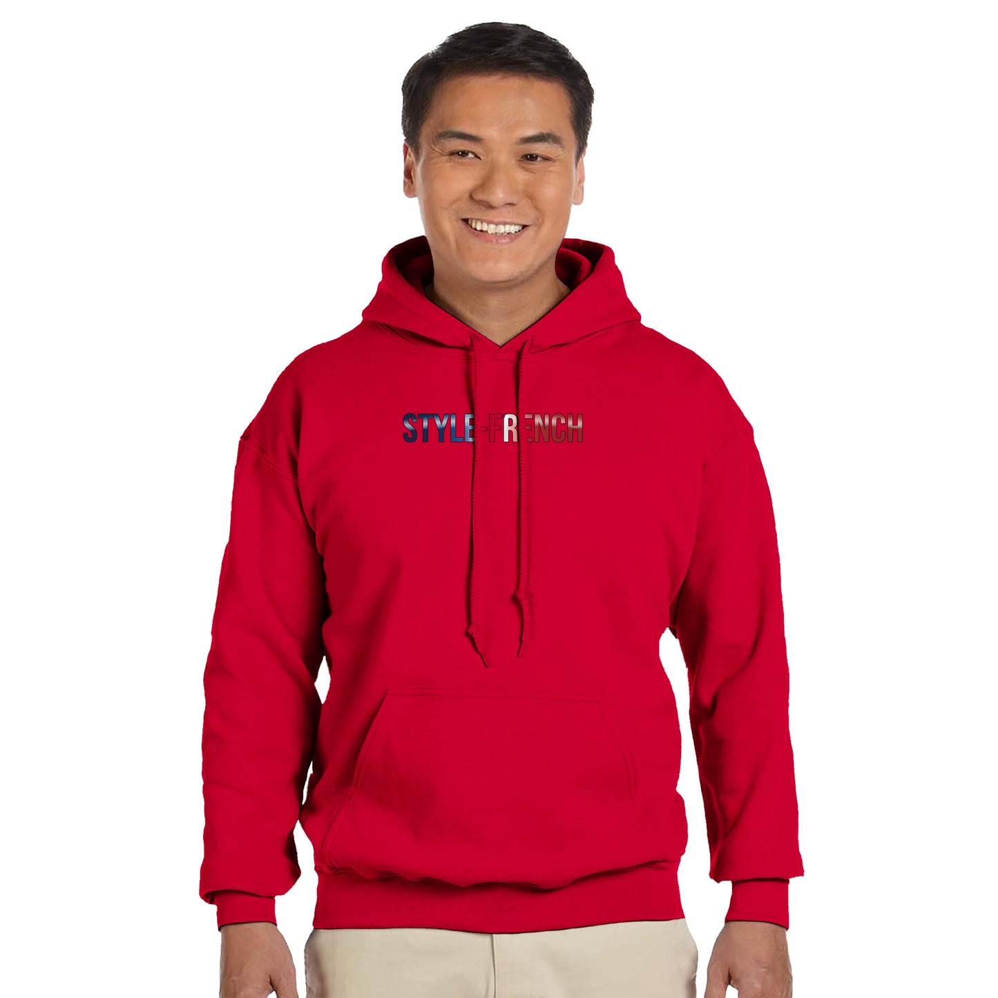Men's Hoodie - Strong Lion - French Style - Classic | Gildan® 18500