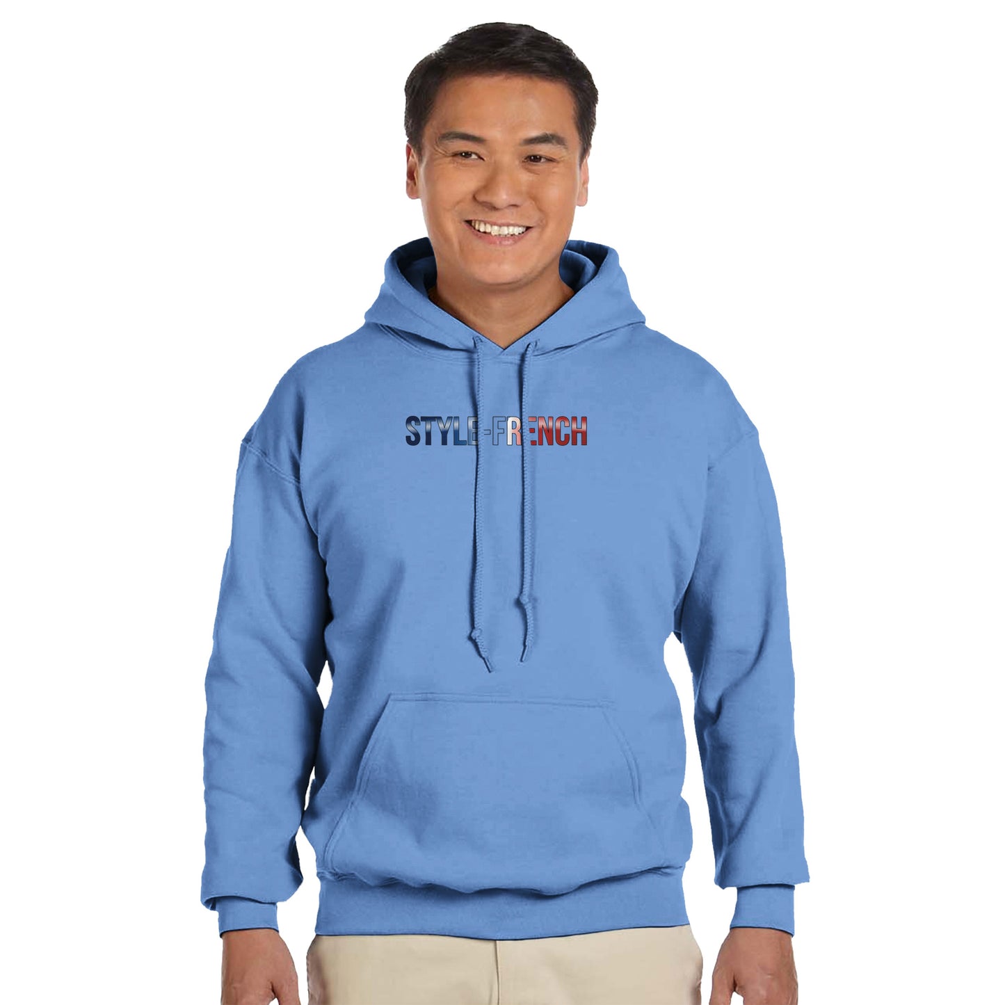 Men's Hoodie - Strong Lion - French Style - Classic | Gildan® 18500
