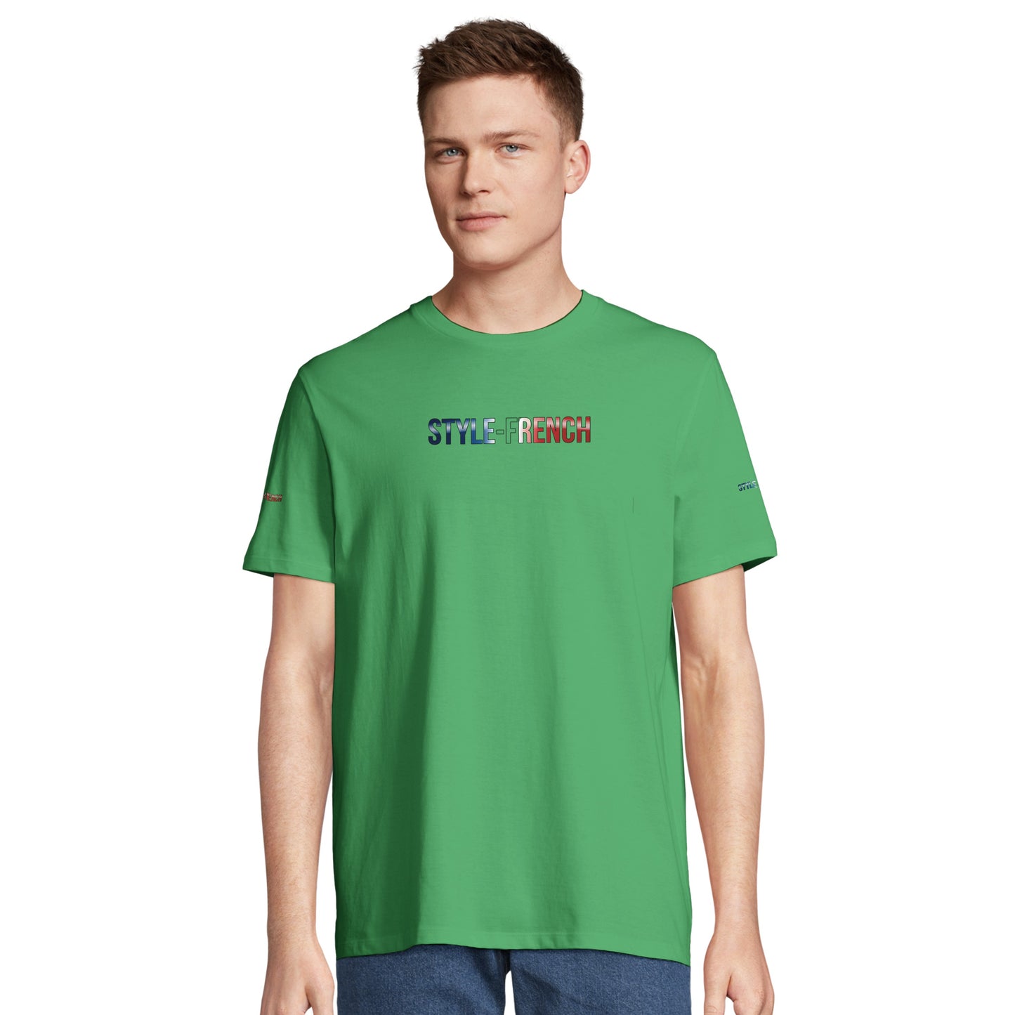 Men's T-shirt strong lion French style organic in conversion cotton | SOL'S Legend 03981