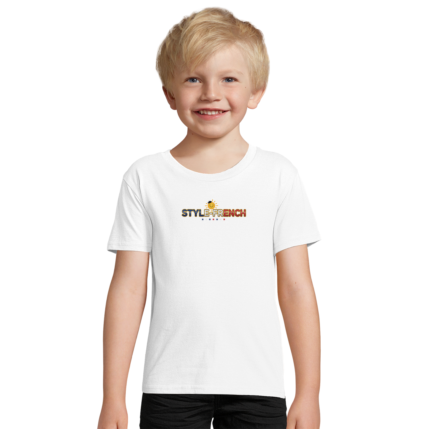 SOL'S Pioneer Kids 03578 Organic cotton T-shirt for boys, French style, fitted