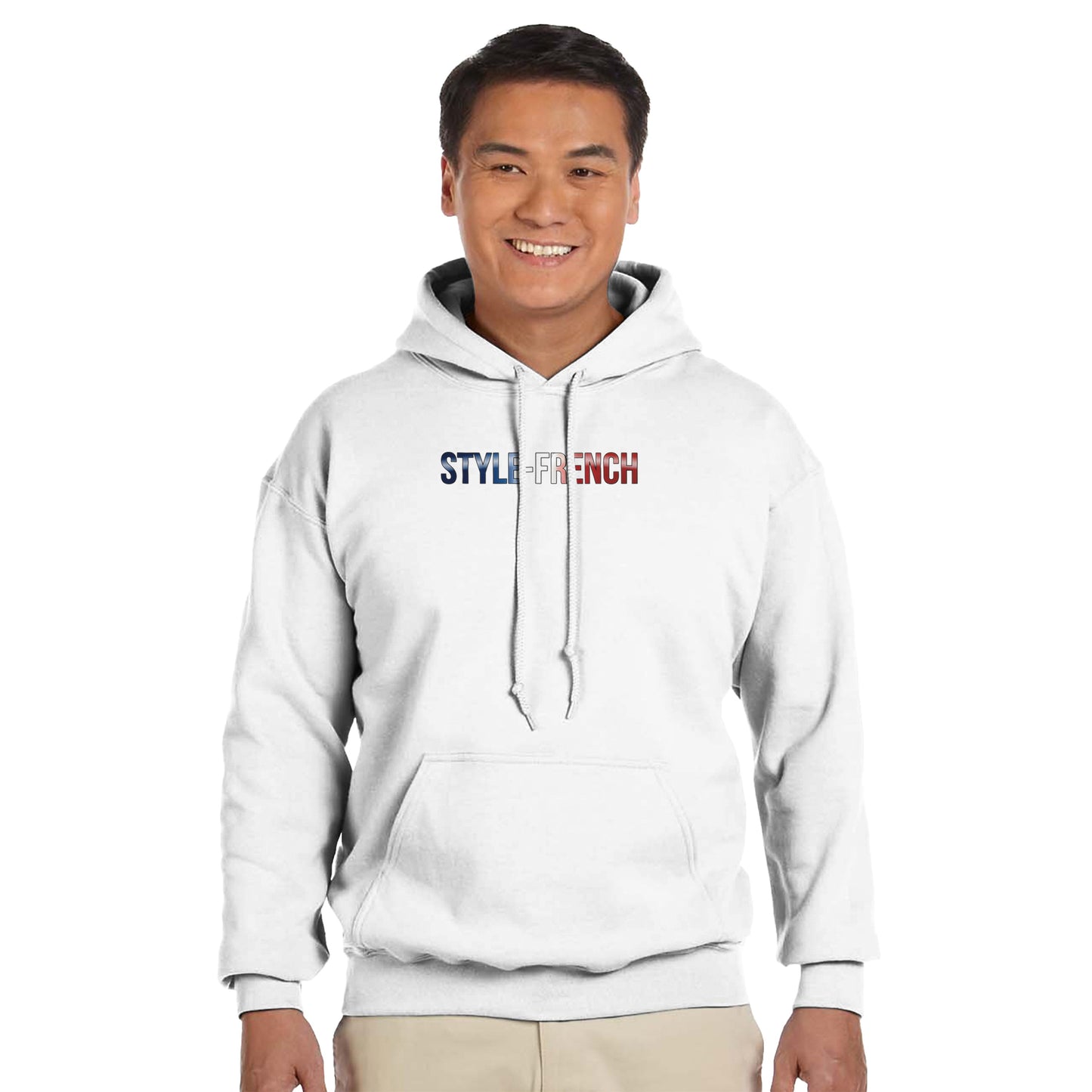 Men's Hoodie - Strong Lion - French Style - Classic | Gildan® 18500
