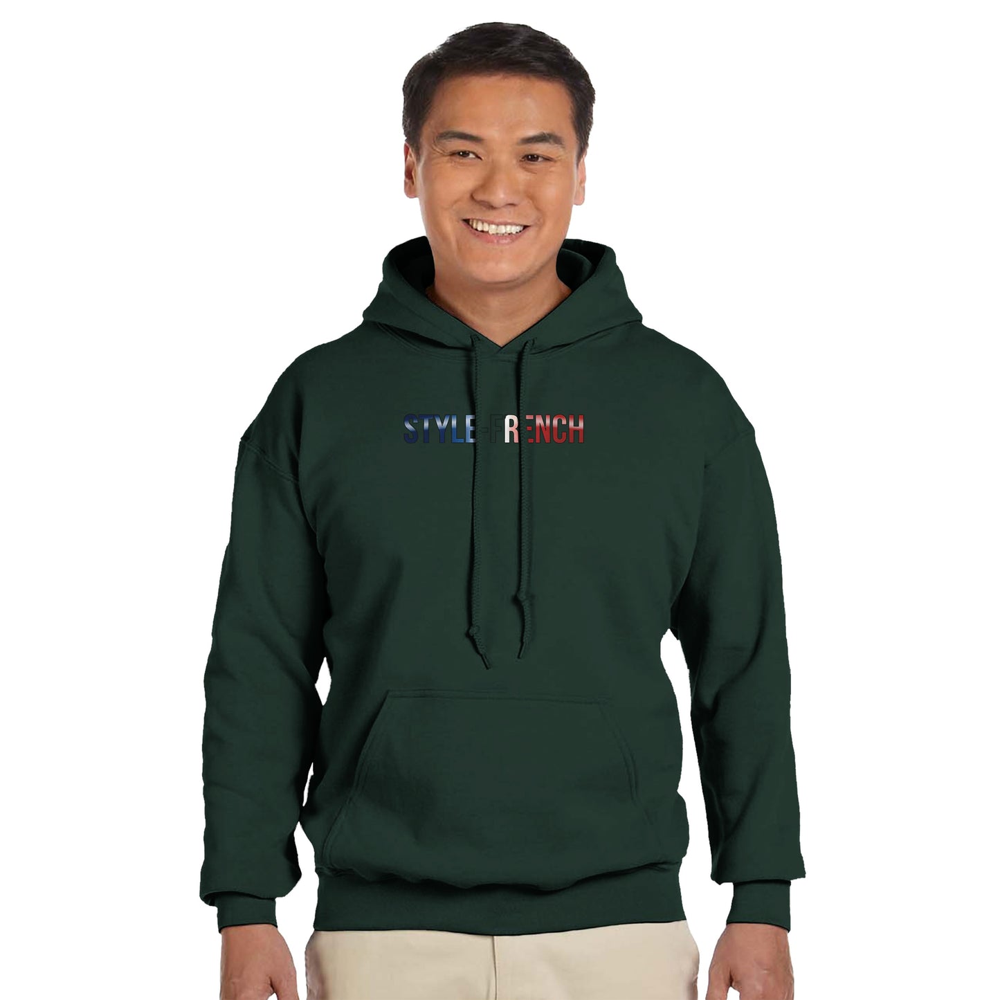 Men's Hoodie - Strong Lion - French Style - Classic | Gildan® 18500