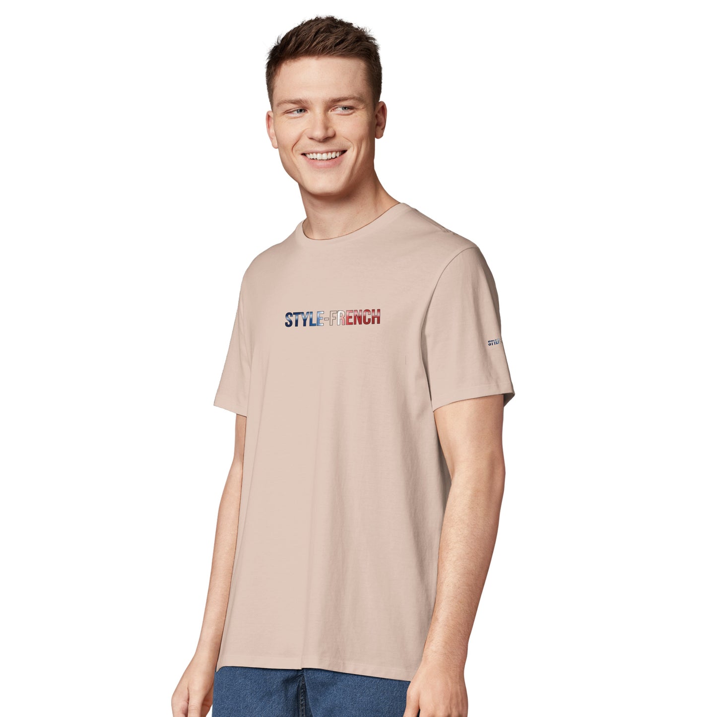 Men's T-shirt strong lion French style organic in conversion cotton | SOL'S Legend 03981