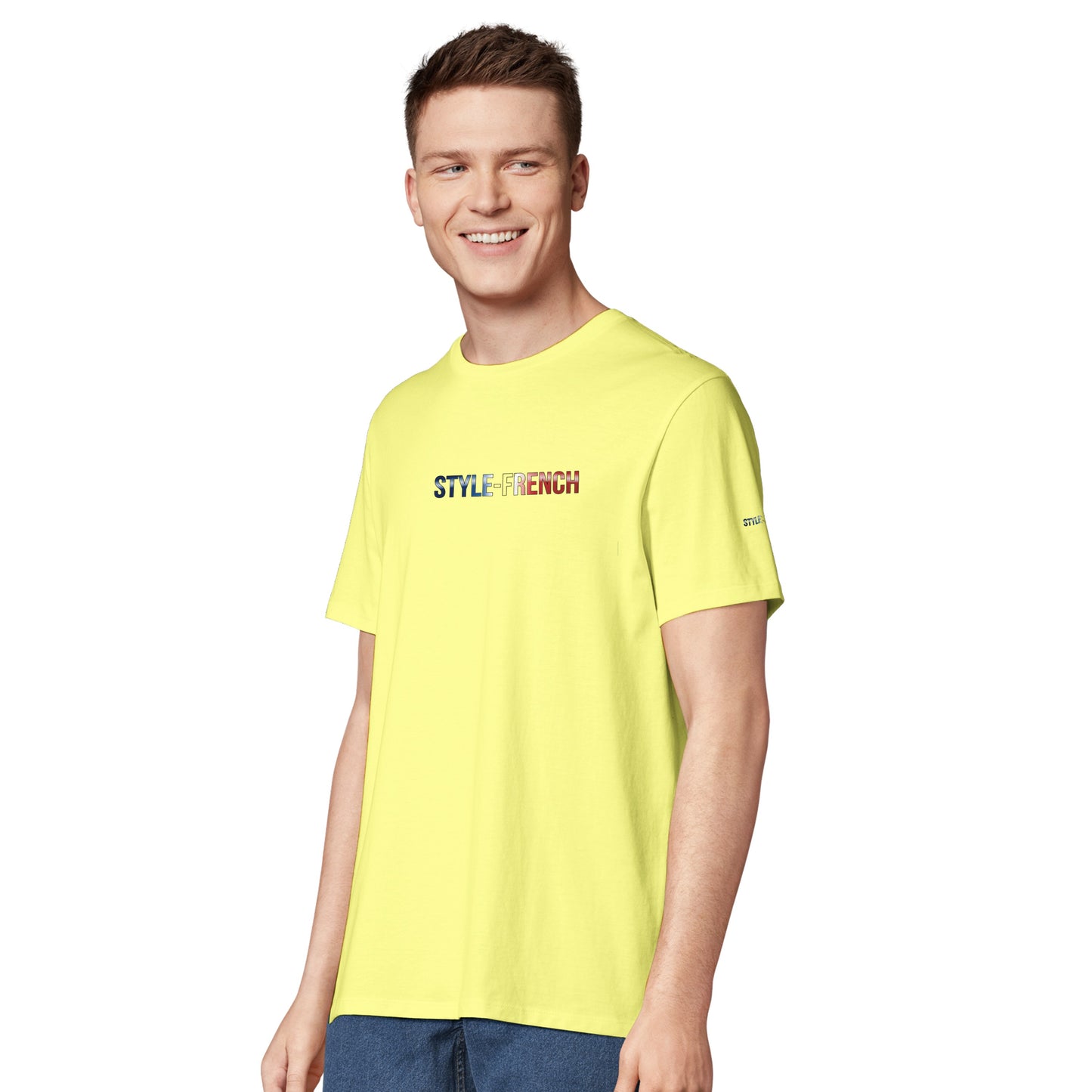 Men's T-shirt strong lion French style organic in conversion cotton | SOL'S Legend 03981