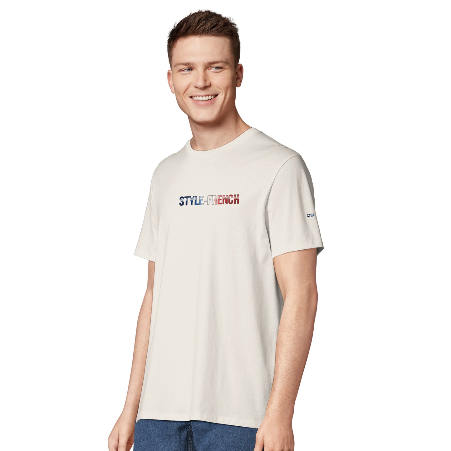 Men's T-shirt strong lion French style organic in conversion cotton | SOL'S Legend 03981