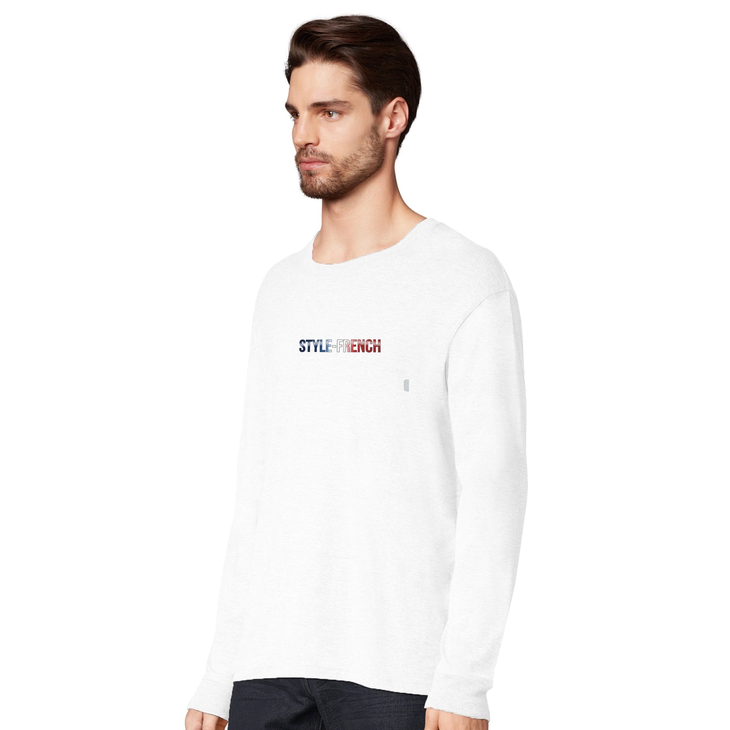 Herren-T-Shirt starker Löwe französischer Stil Langarm Bio-Baumwolle | SOL'S Pioneer LSL 03982