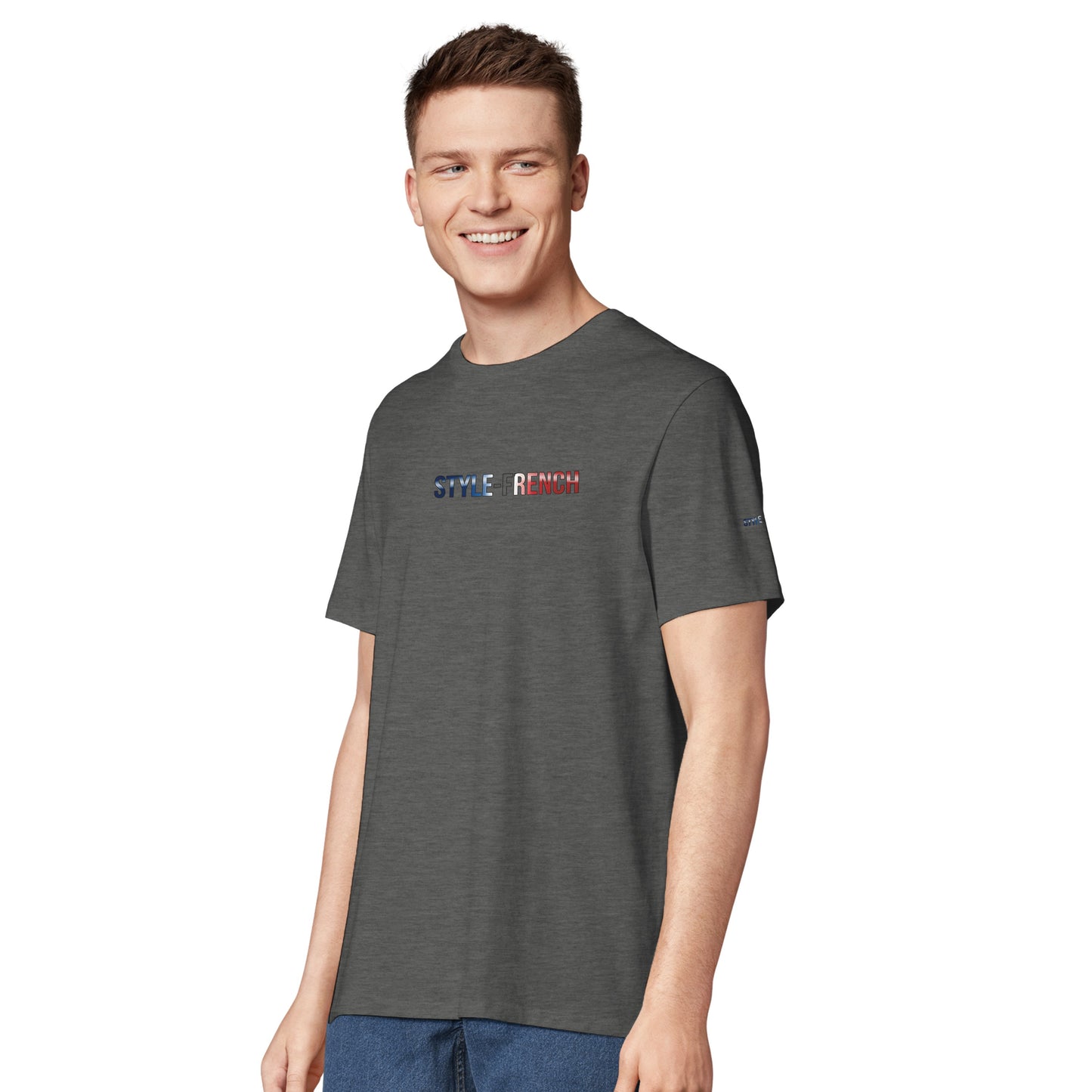 Men's T-shirt strong lion French style organic in conversion cotton | SOL'S Legend 03981