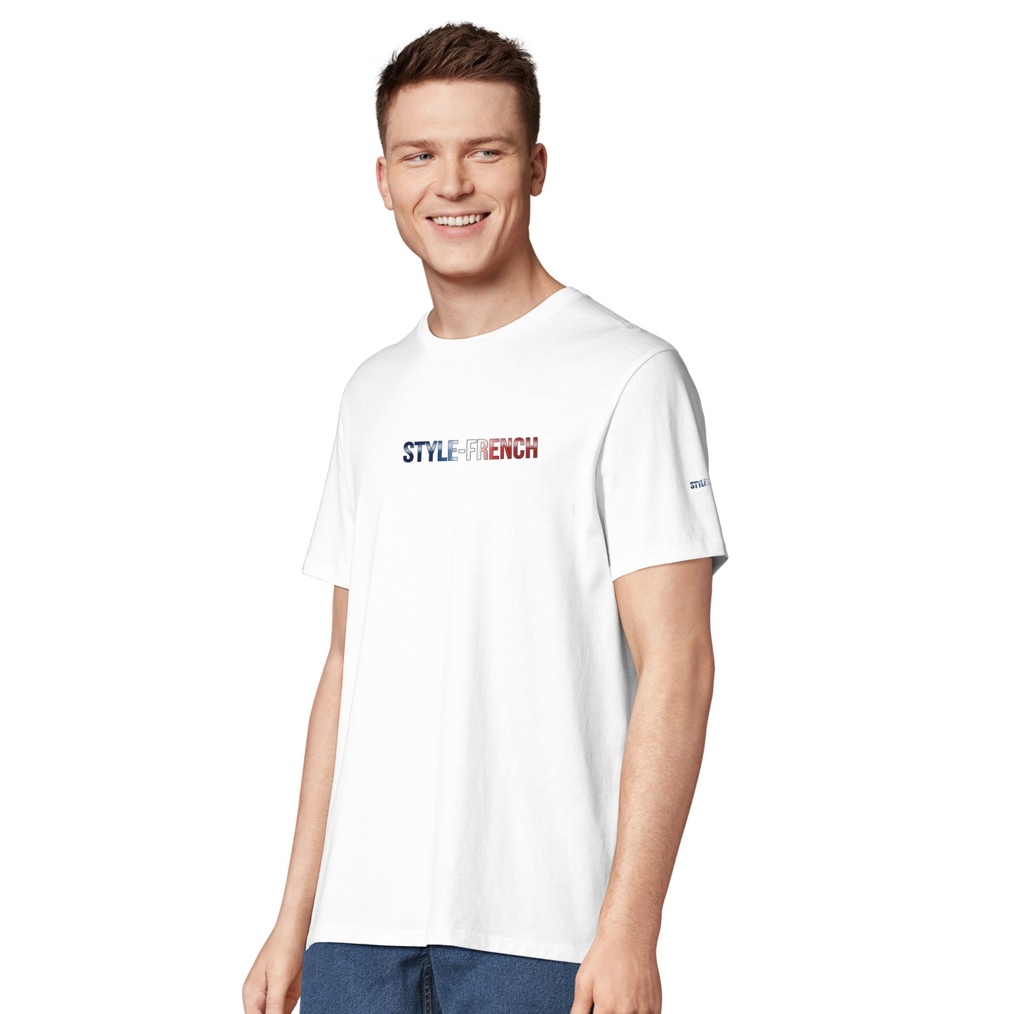 Men's T-shirt strong lion French style organic in conversion cotton | SOL'S Legend 03981