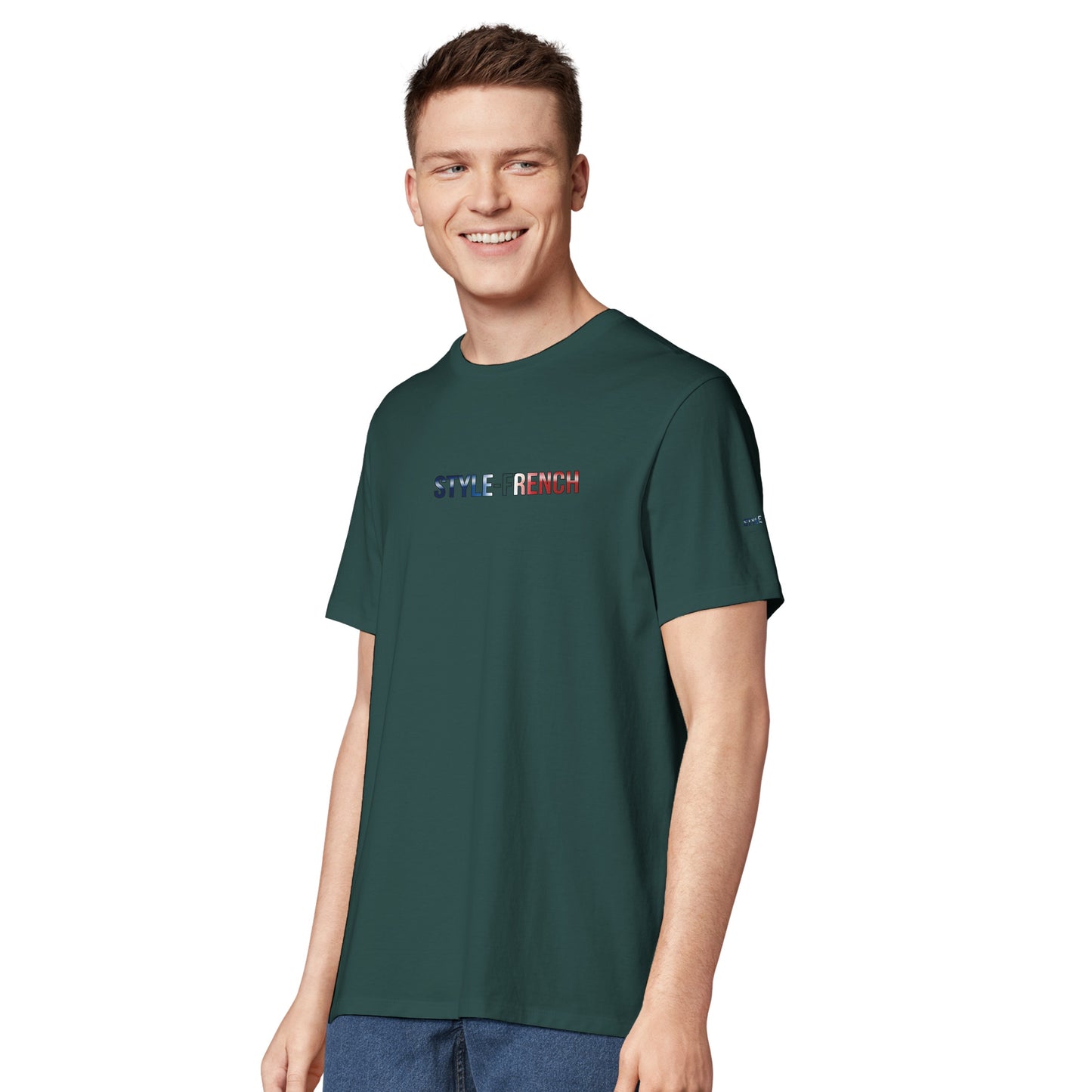 Men's T-shirt strong lion French style organic in conversion cotton | SOL'S Legend 03981