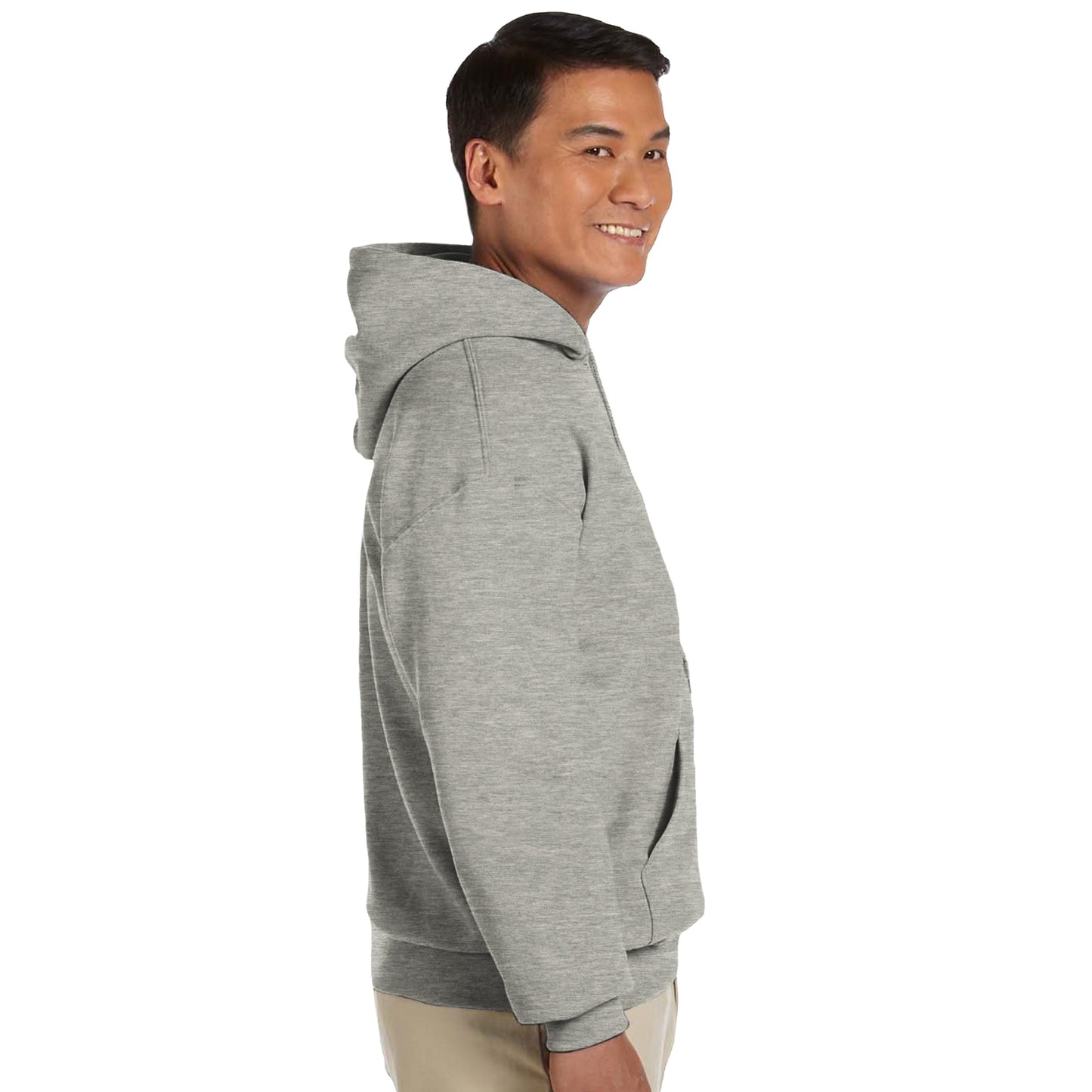 Men's Hoodie - Strong Lion - French Style - Classic | Gildan® 18500