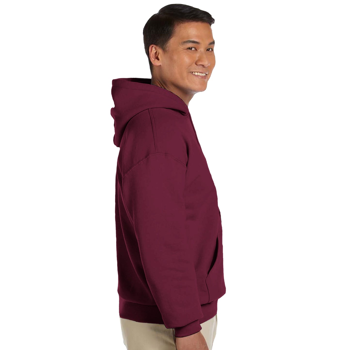 Men's Hoodie - Strong Lion - French Style - Classic | Gildan® 18500