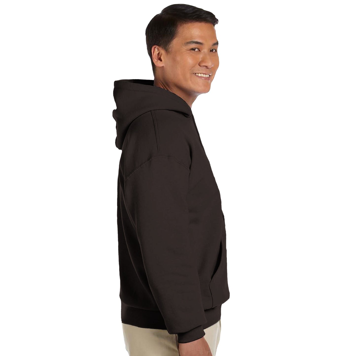 Men's Hoodie - Strong Lion - French Style - Classic | Gildan® 18500