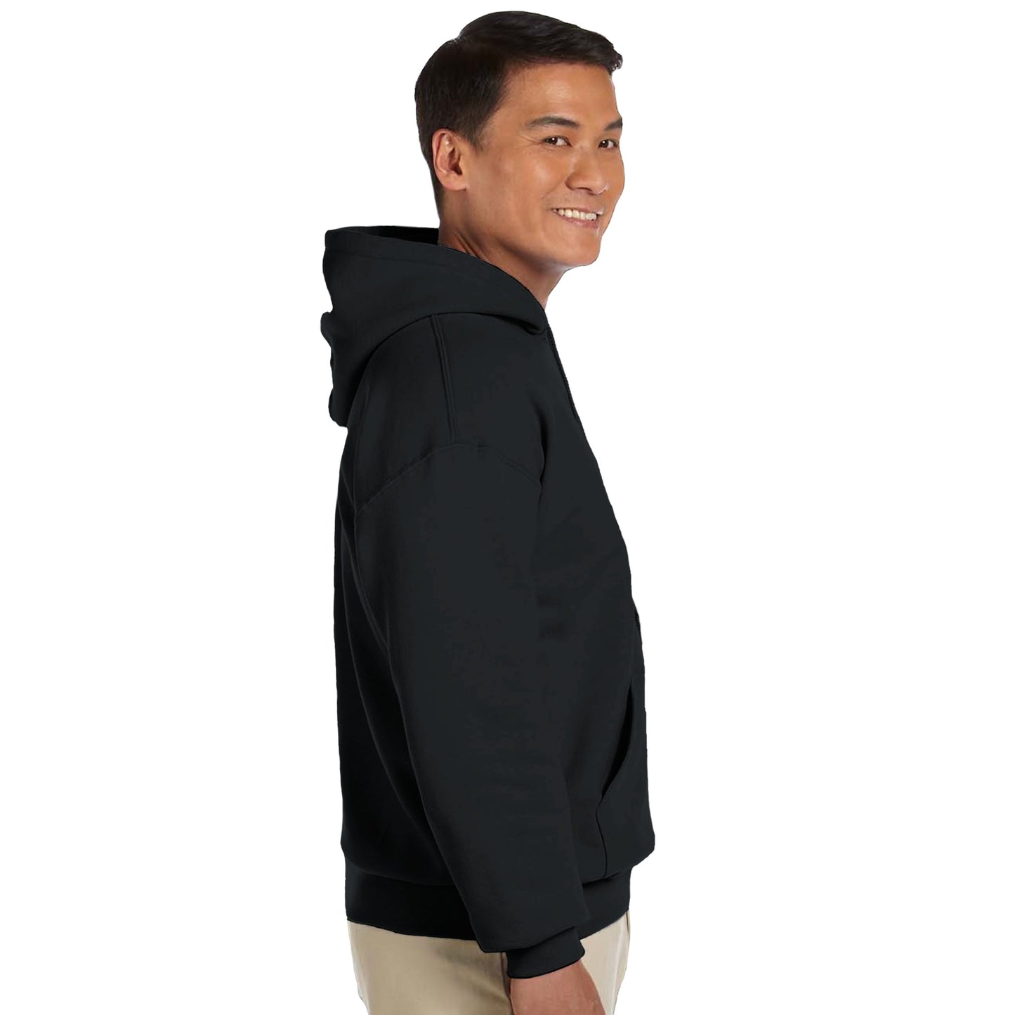 Men's Hoodie - Strong Lion - French Style - Classic | Gildan® 18500