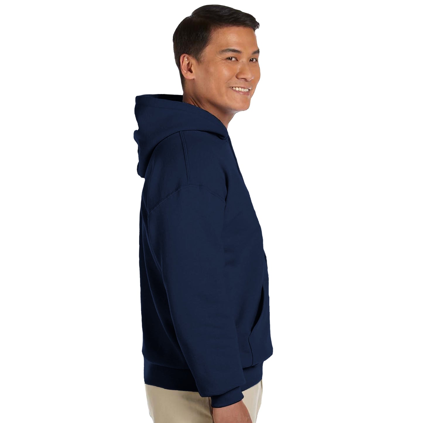 Men's Hoodie - Strong Lion - French Style - Classic | Gildan® 18500