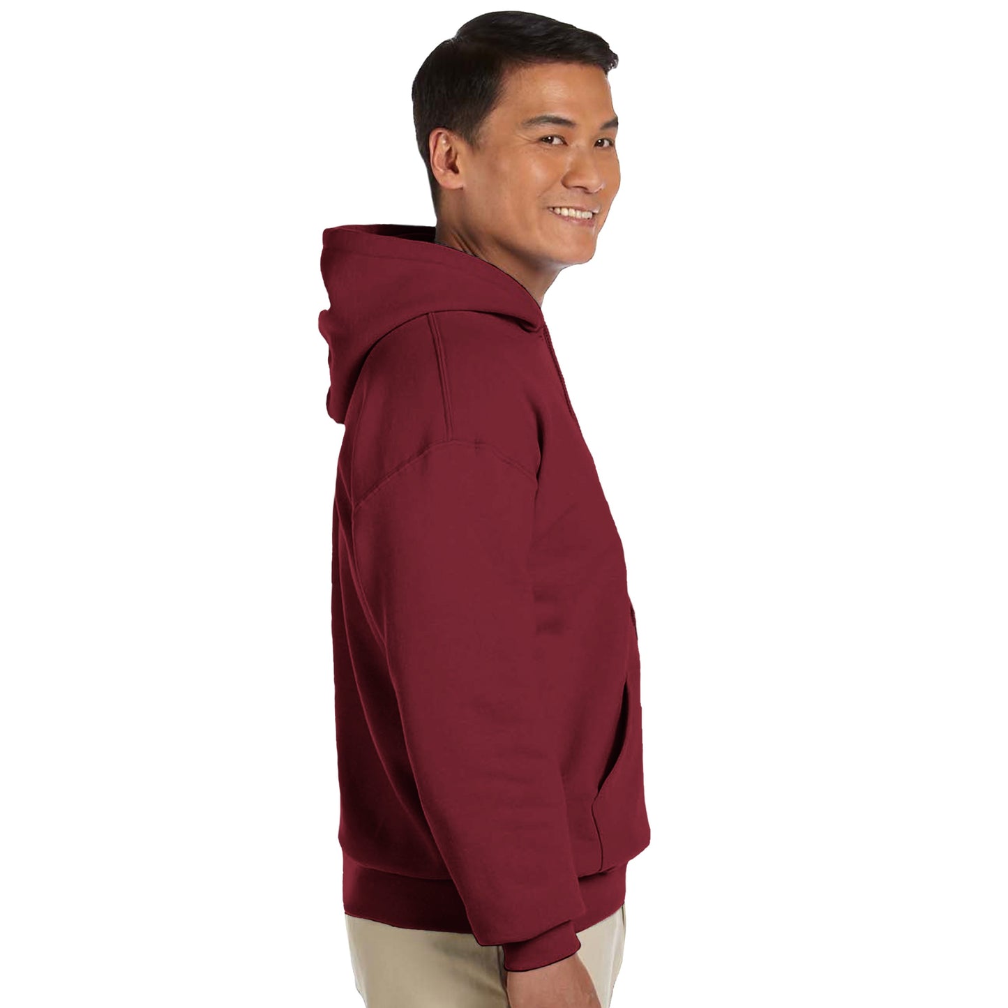 Men's Hoodie - Strong Lion - French Style - Classic | Gildan® 18500