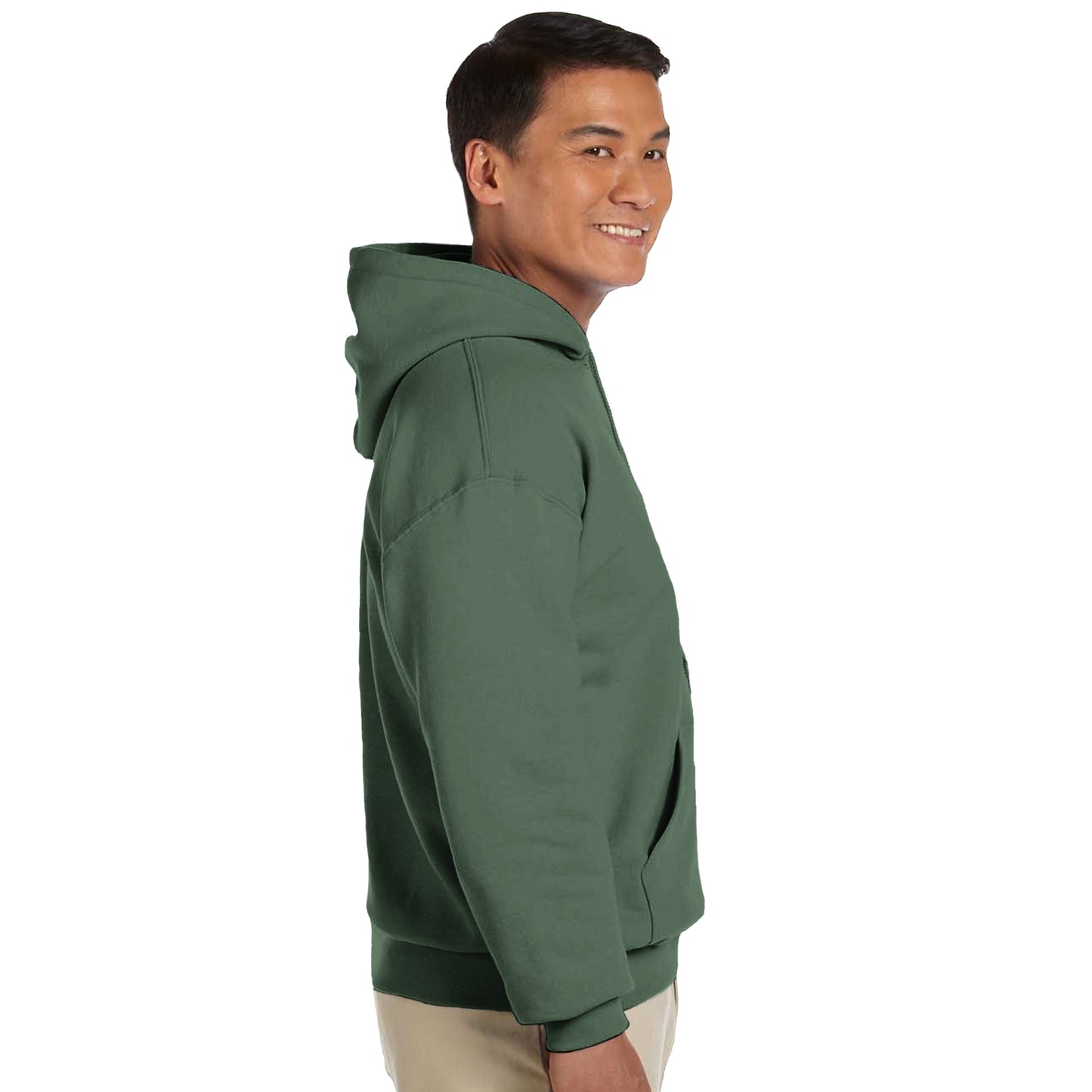 Men's Hoodie - Strong Lion - French Style - Classic | Gildan® 18500