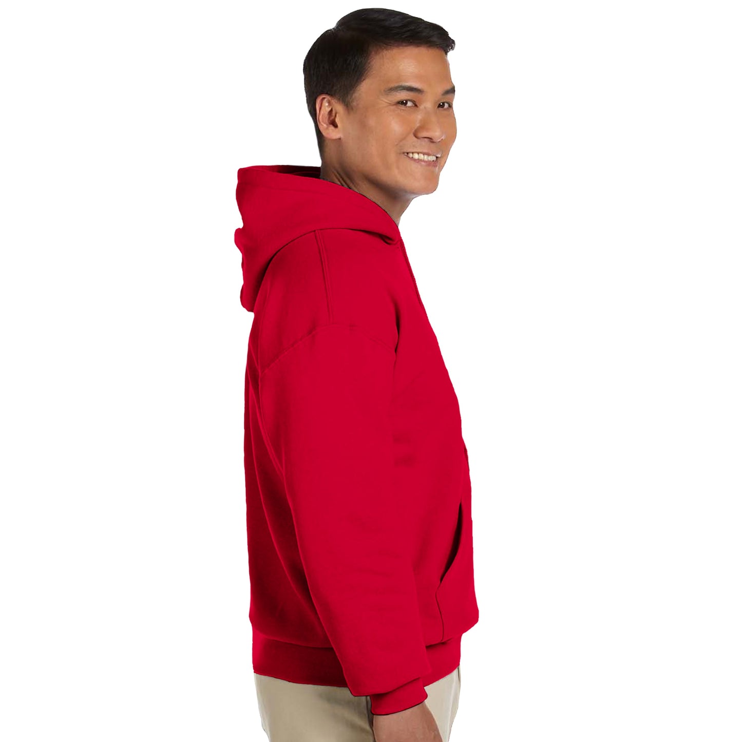 Men's Hoodie - Strong Lion - French Style - Classic | Gildan® 18500