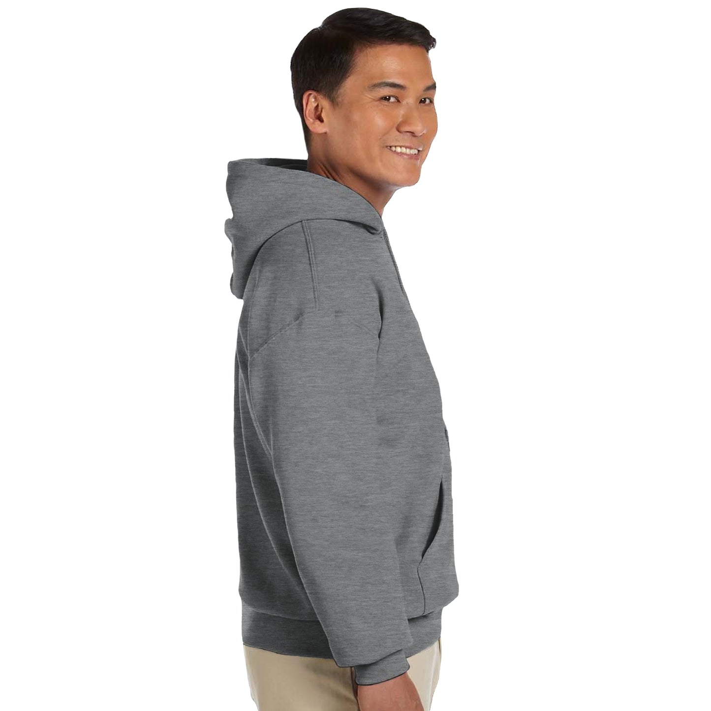 Men's Hoodie - Strong Lion - French Style - Classic | Gildan® 18500