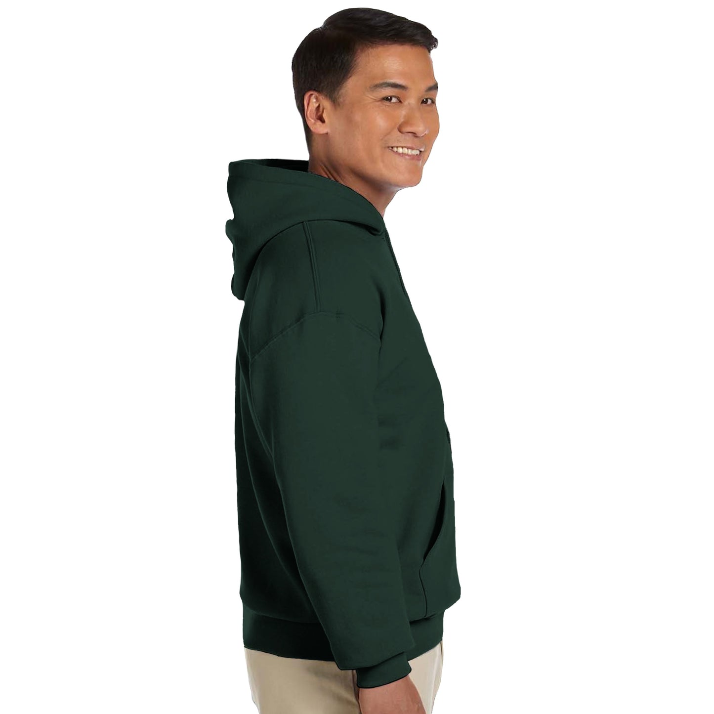 Men's Hoodie - Strong Lion - French Style - Classic | Gildan® 18500