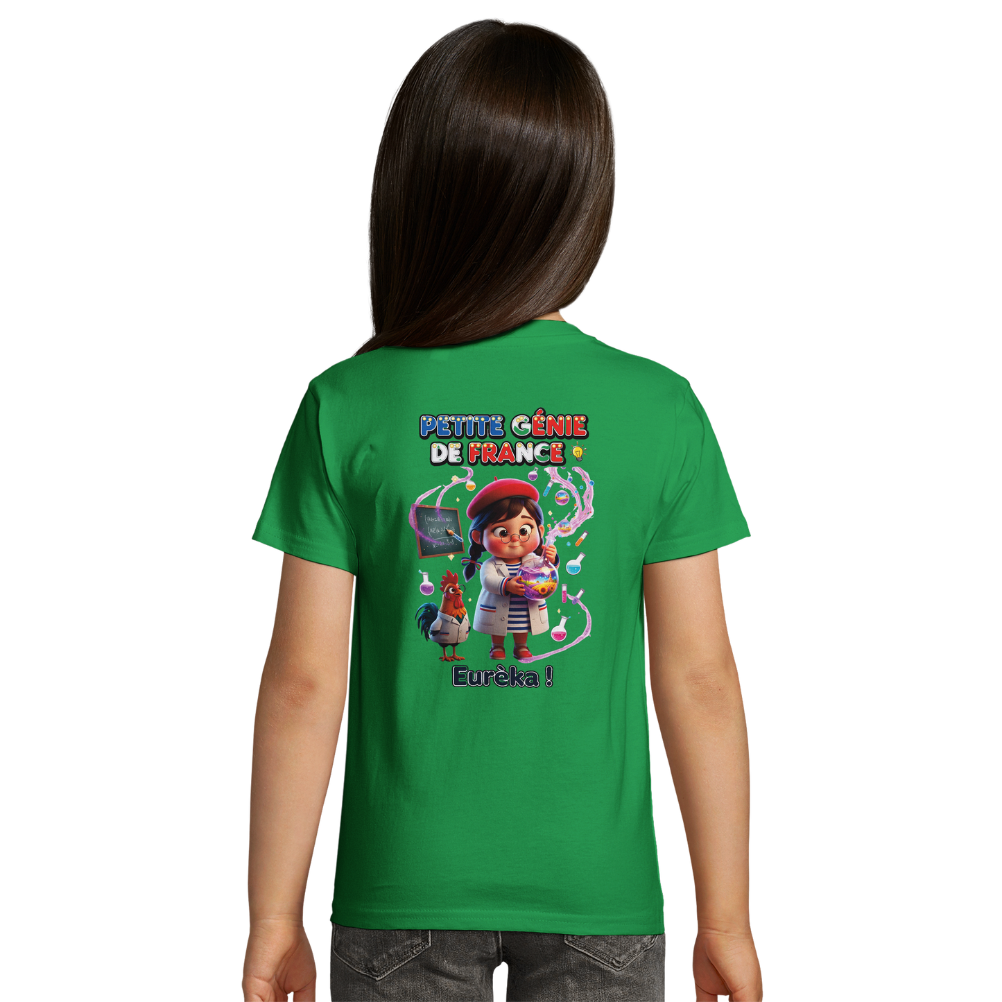 T-Shirt Mädchen „Kleines Genie aus Frankreich“ Bio | SOL'S Pioneer Kids 03578