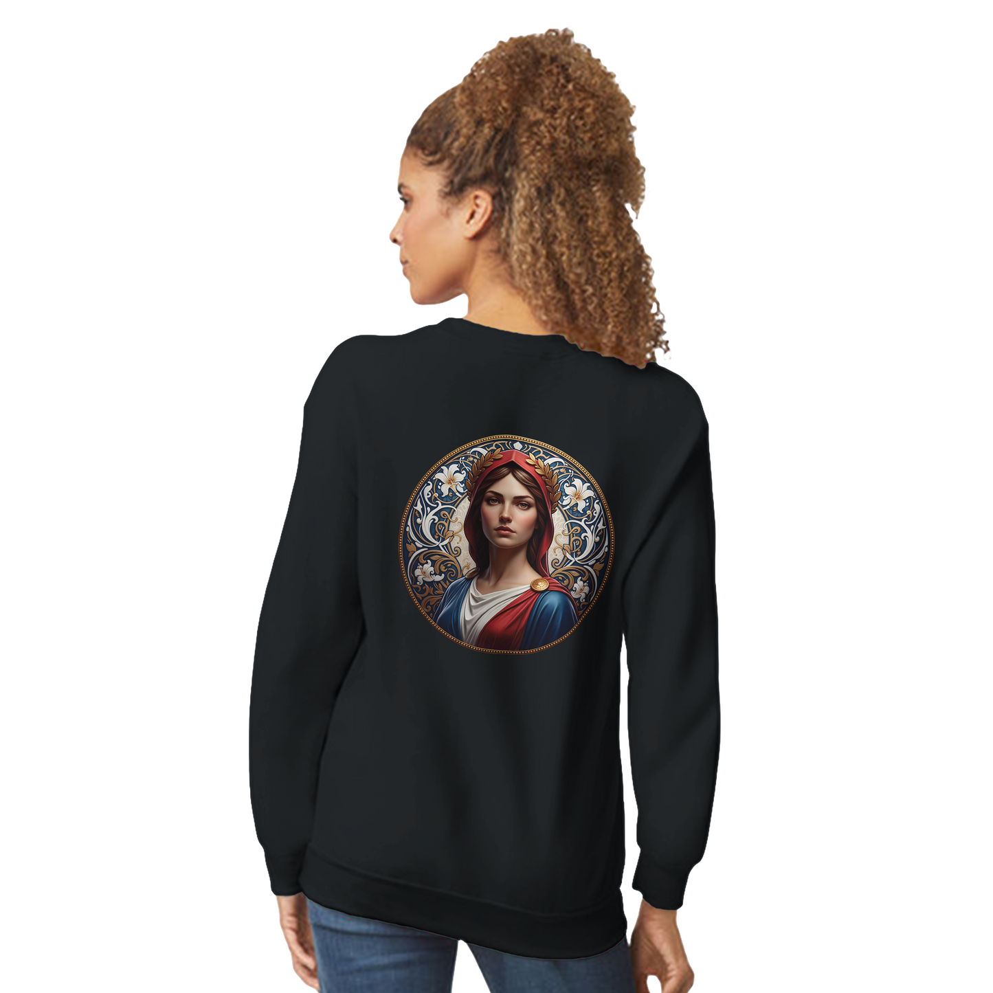 Damen-Sweatshirt Marianne klassisch Rundhals | Gildan® 18000