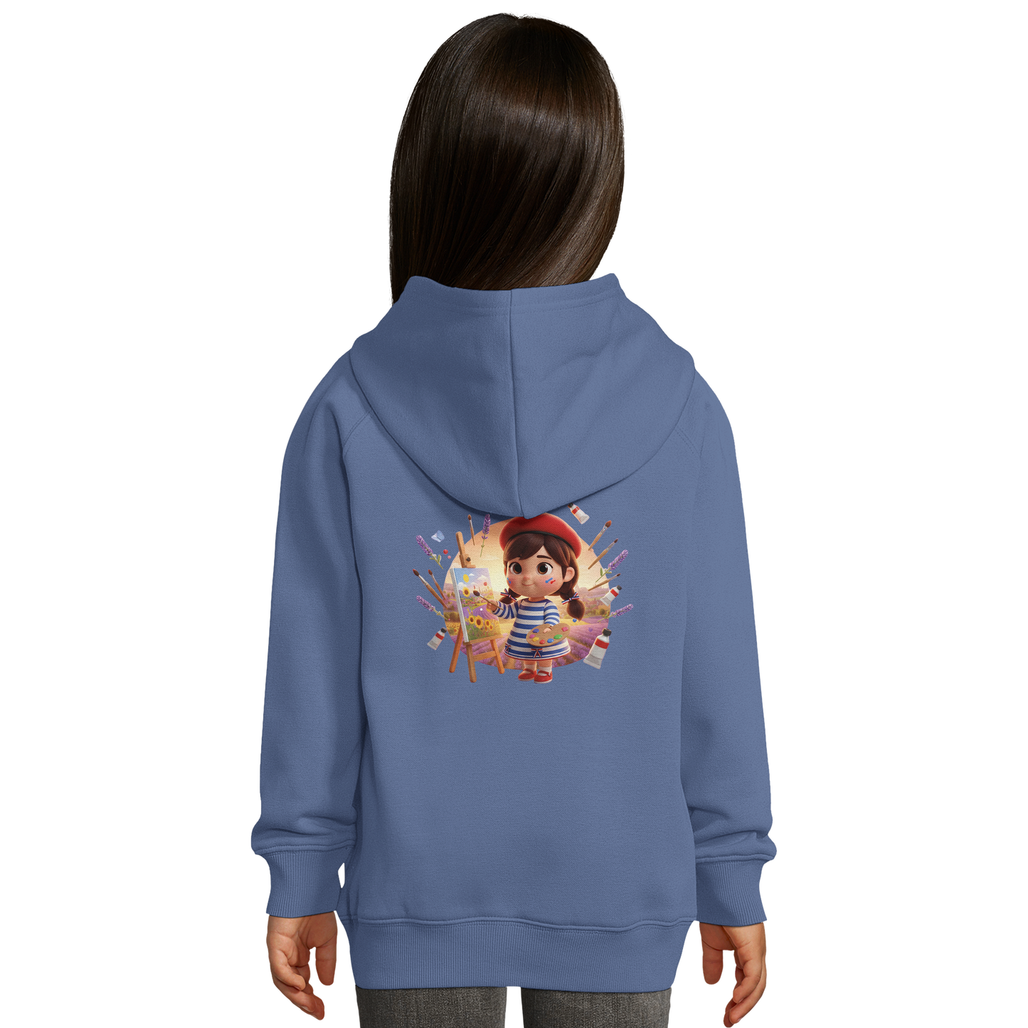 Mädchen-Kapuzenpullover style-French la France dans mon cœur Bio | SOL'S Stellar Kids 03576