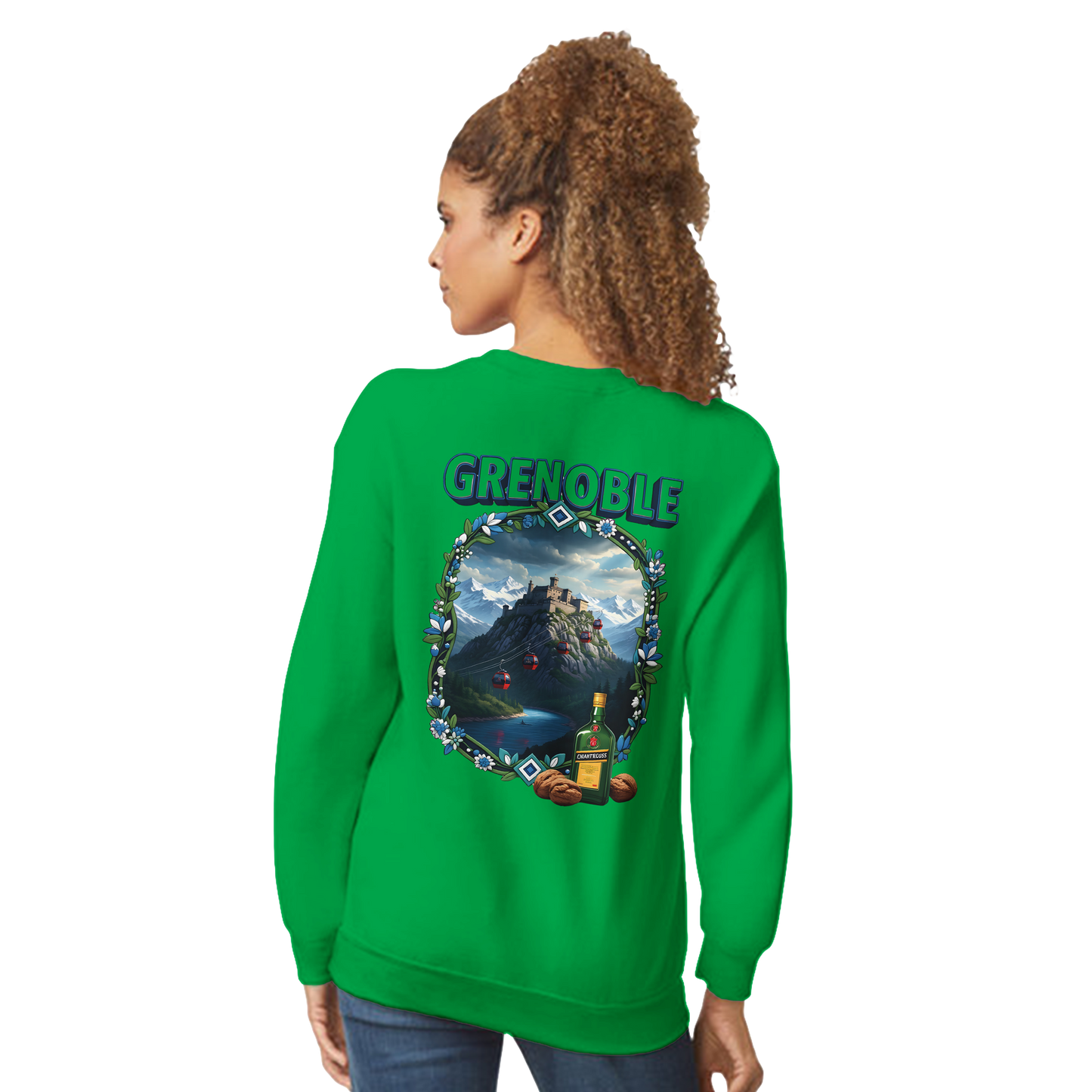 Grenoble city of France classic unisex crewneck sweatshirt | Gildan® 18000