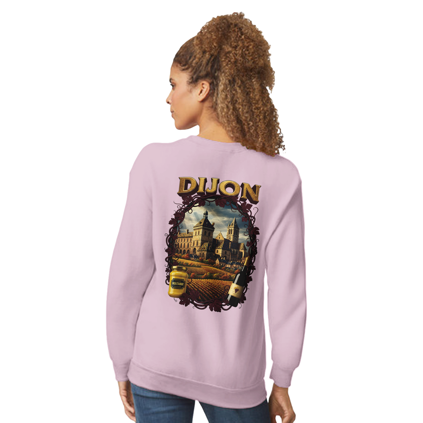Unisex-Sweatshirt Dijon, Frankreich klassisch Rundhals | Gildan® 18000