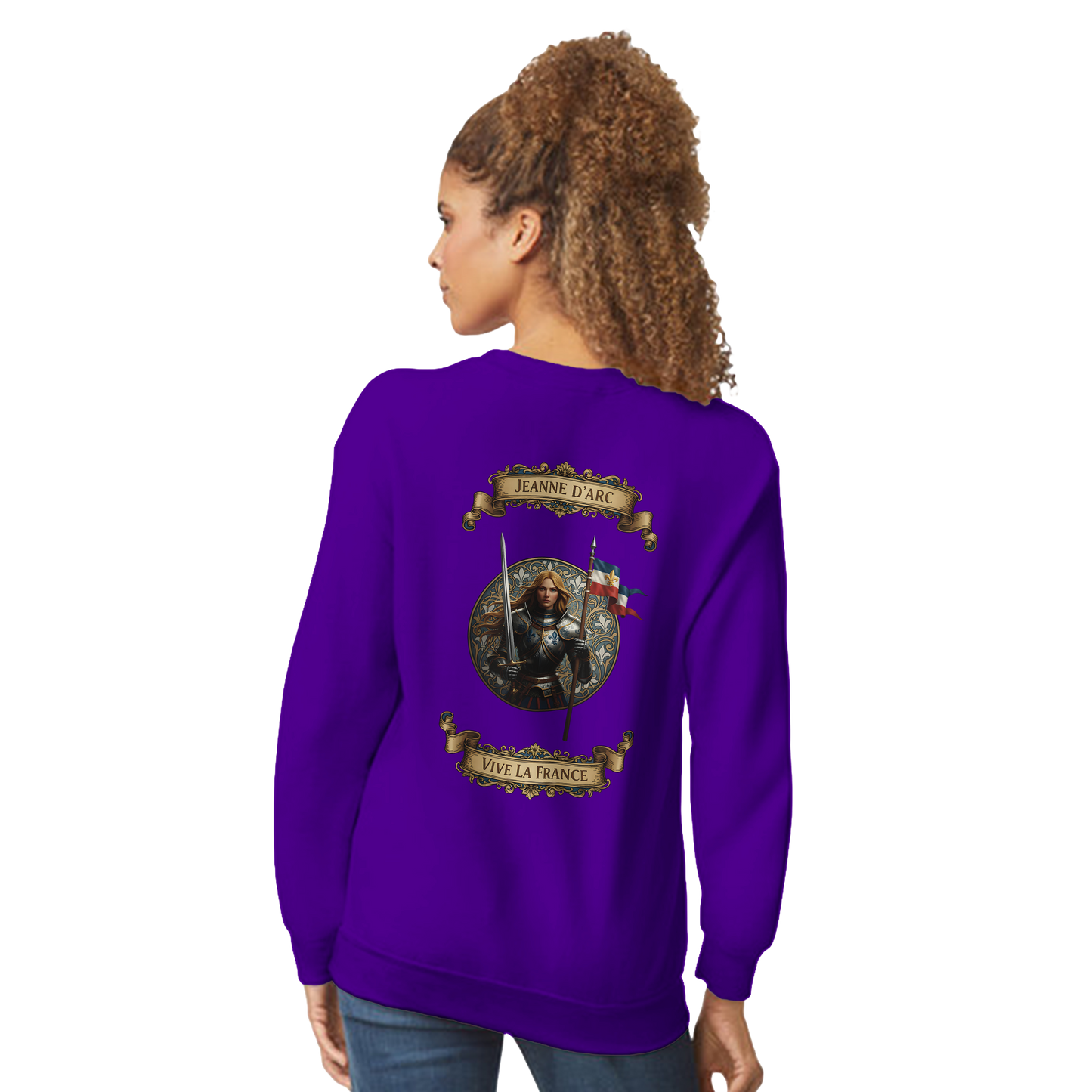 Damen-Sweatshirt Jeanne d'Arc klassischer Rundhalsausschnitt | Gildan® 18000