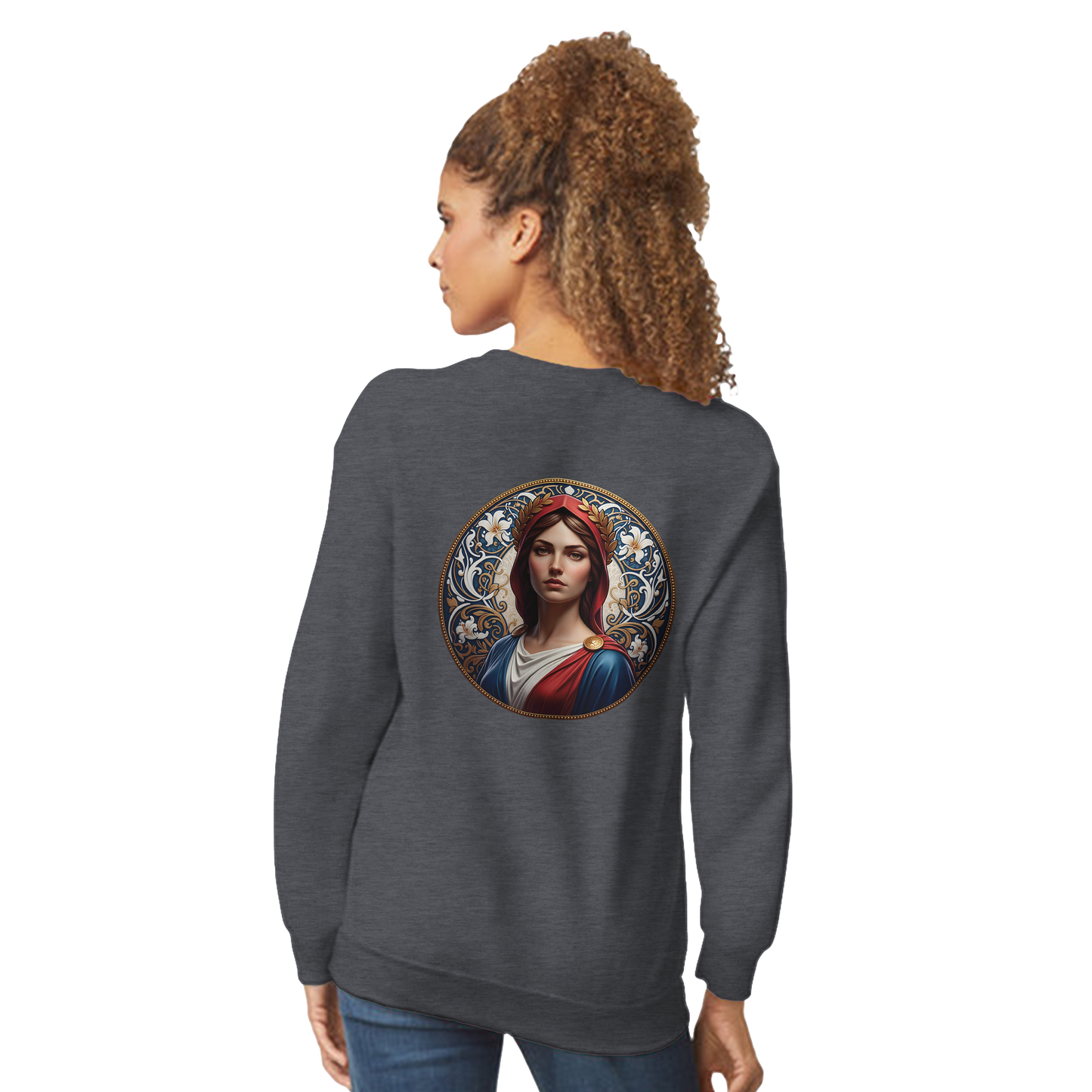 Damen-Sweatshirt Marianne klassisch Rundhals | Gildan® 18000