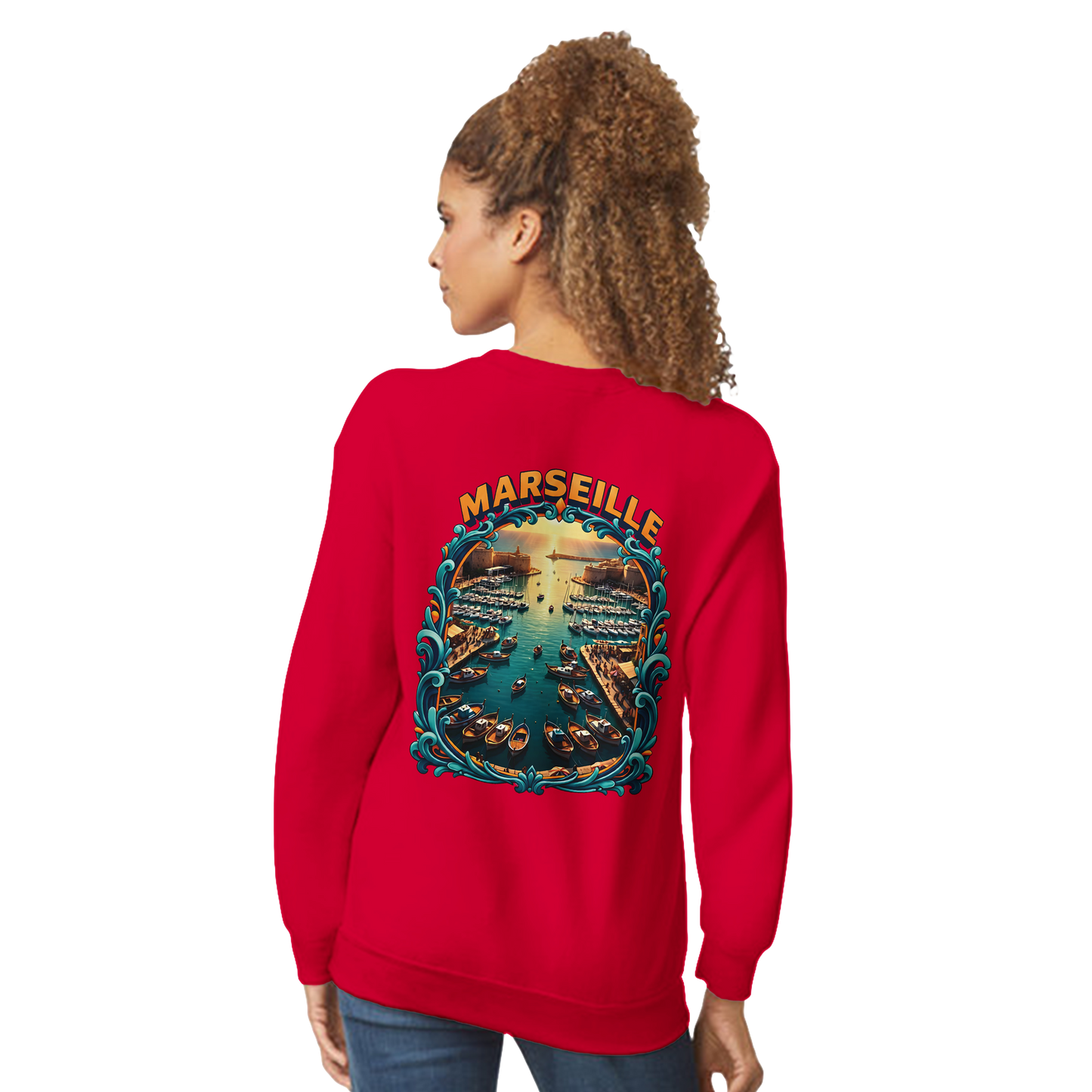 Unisex-Sweatshirt Marseilles Klassisches Rundhals-Sweatshirt | Gildan® 18000