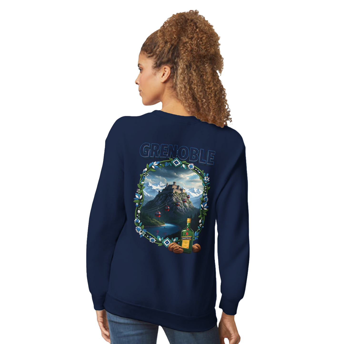Grenoble city of France classic unisex crewneck sweatshirt | Gildan® 18000
