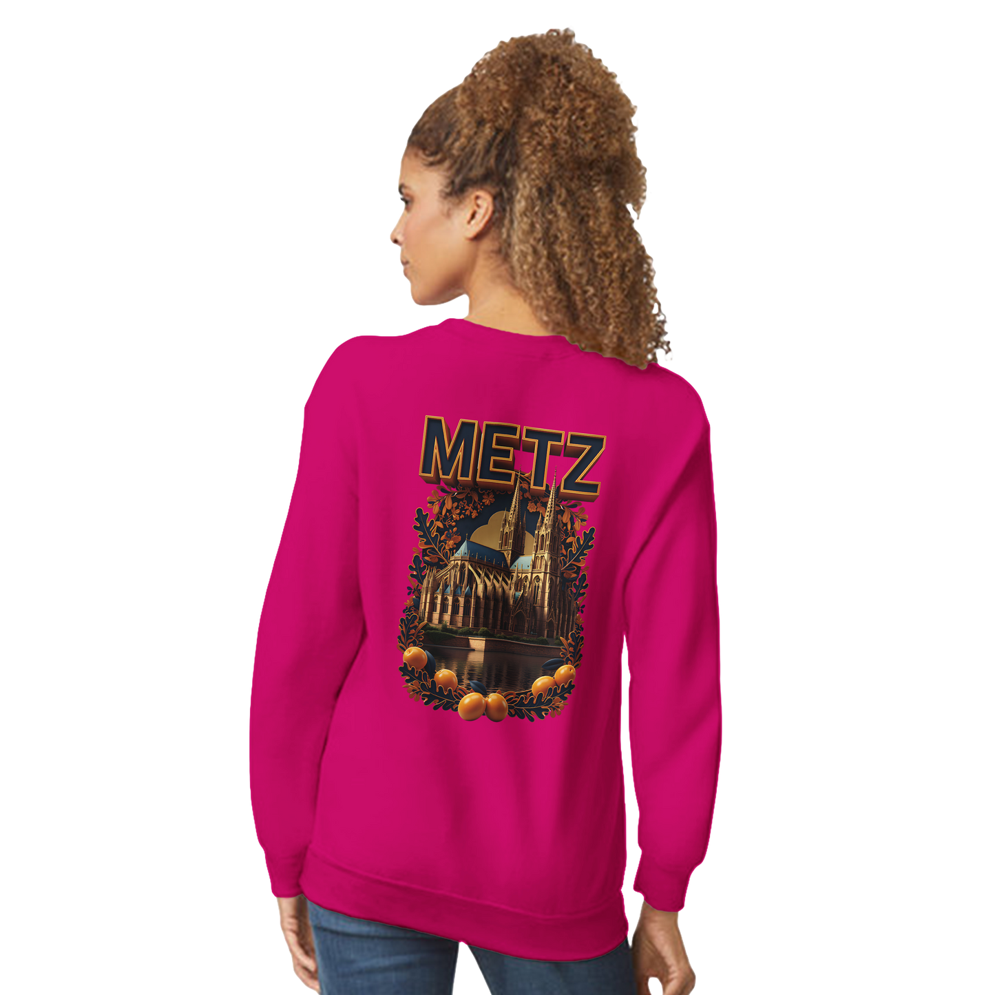 Unisex Sweatshirt Metz France City Classic Crewneck | Gildan® 18000