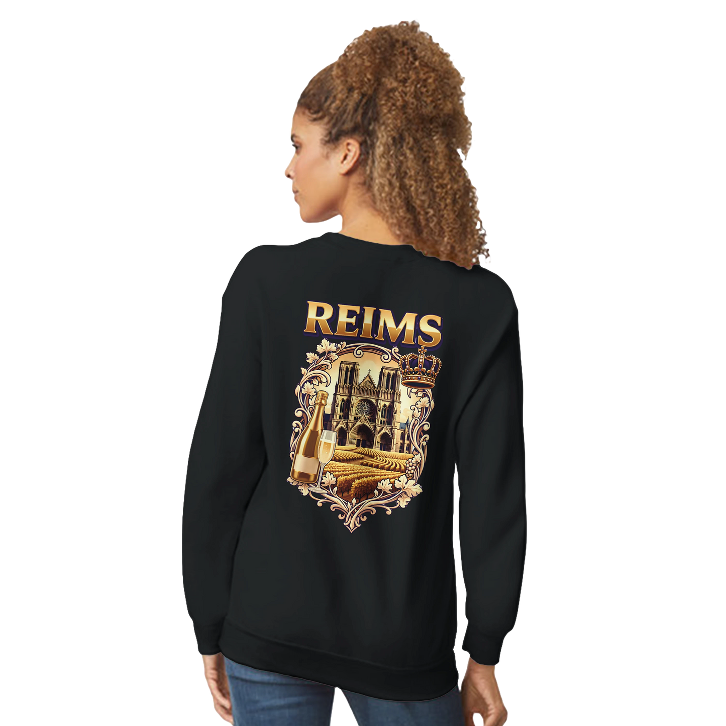Sweat-shirt Reims Ville de France – Unisexe, Confort Classique