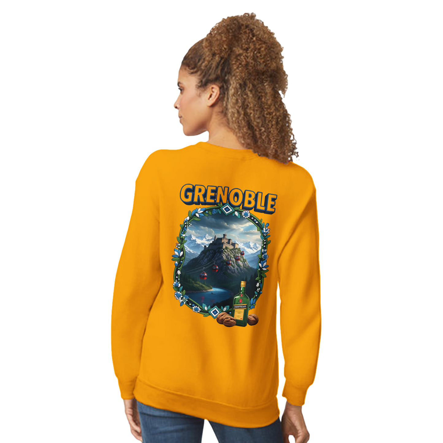 Grenoble city of France classic unisex crewneck sweatshirt | Gildan® 18000