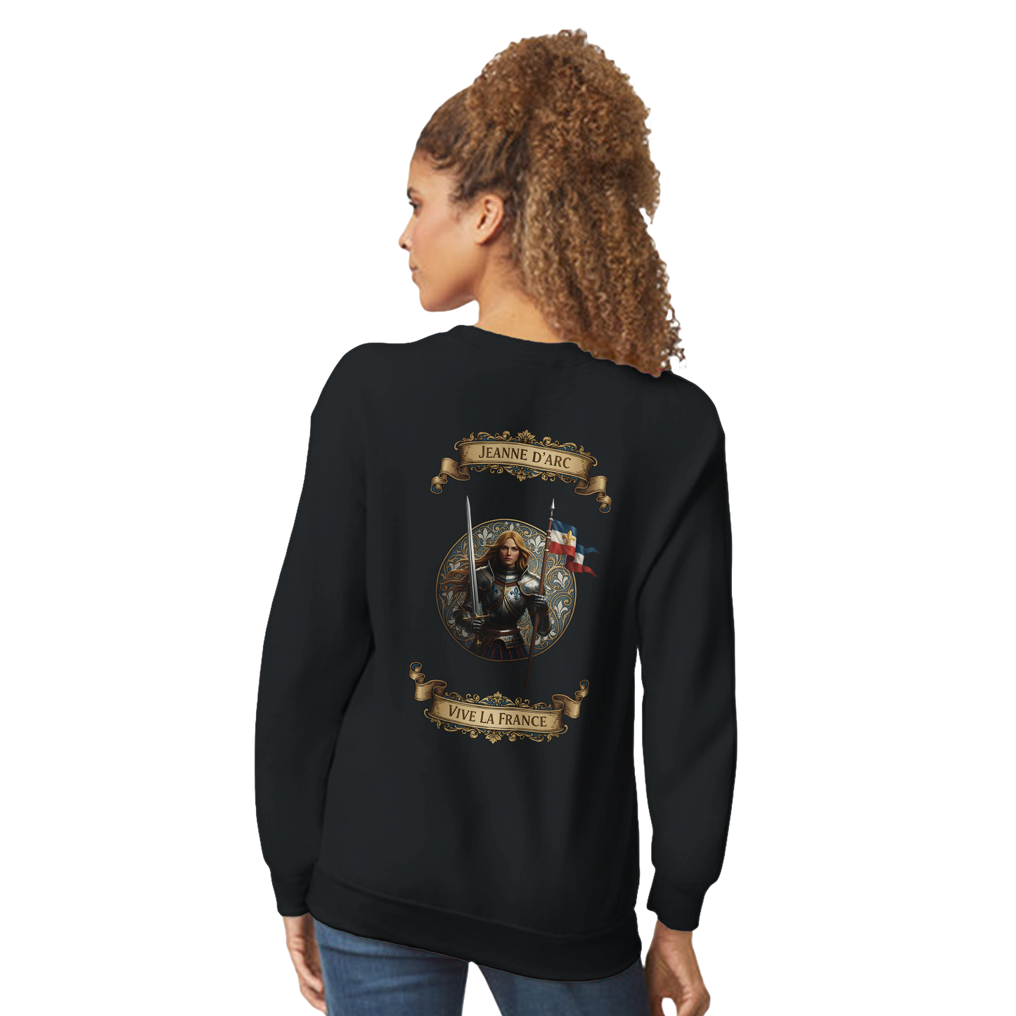 Damen-Sweatshirt Jeanne d'Arc klassischer Rundhalsausschnitt | Gildan® 18000
