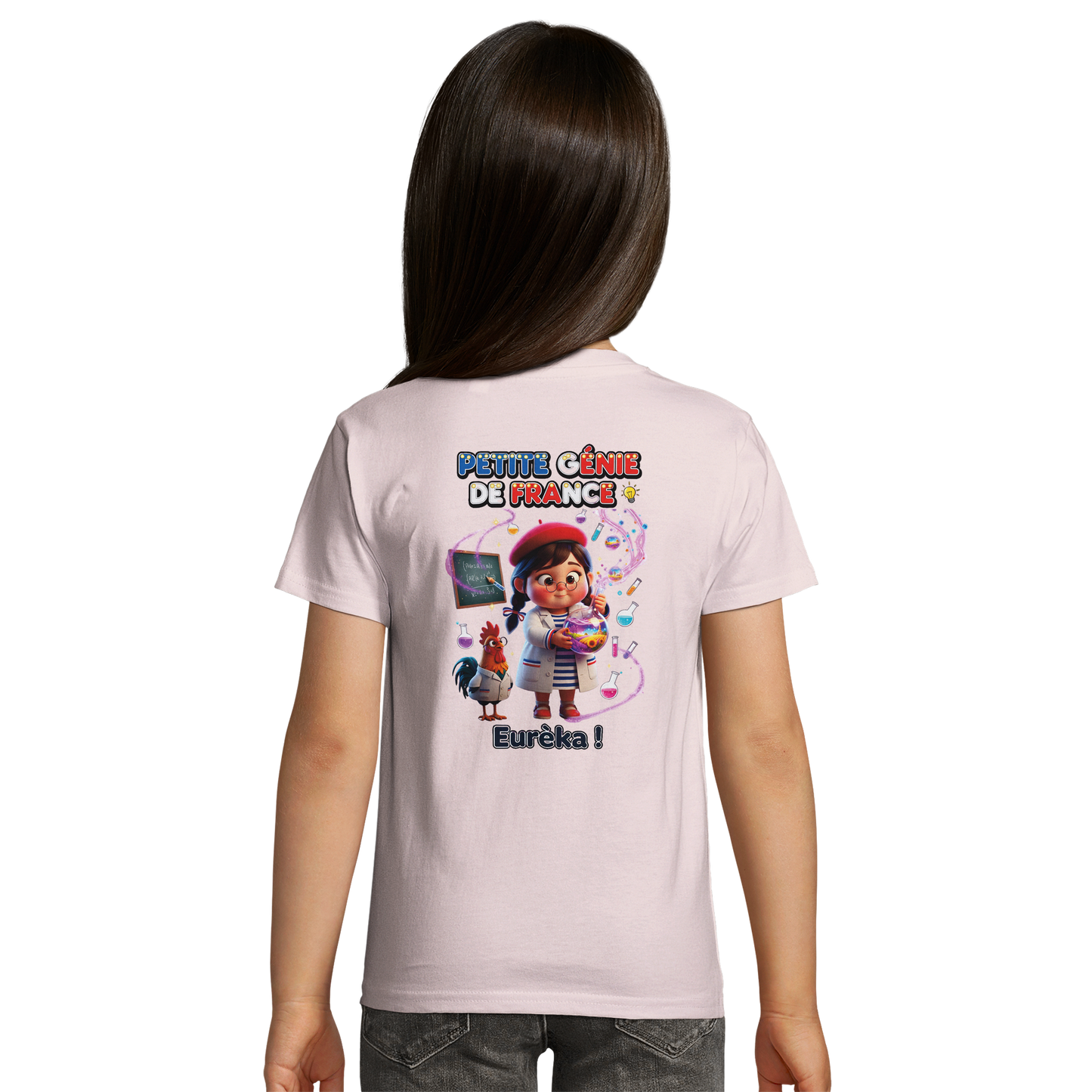 T-Shirt Mädchen „Kleines Genie aus Frankreich“ Bio | SOL'S Pioneer Kids 03578