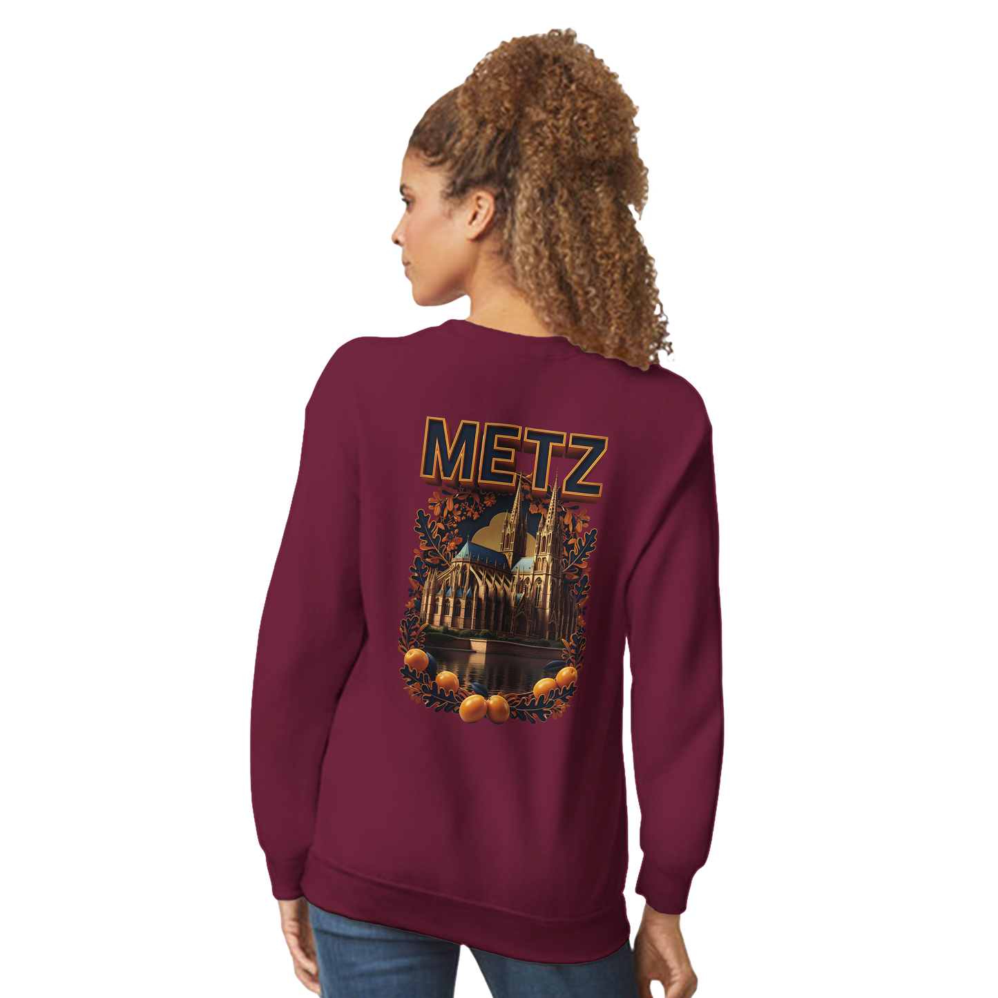 Unisex Sweatshirt Metz France City Classic Crewneck | Gildan® 18000