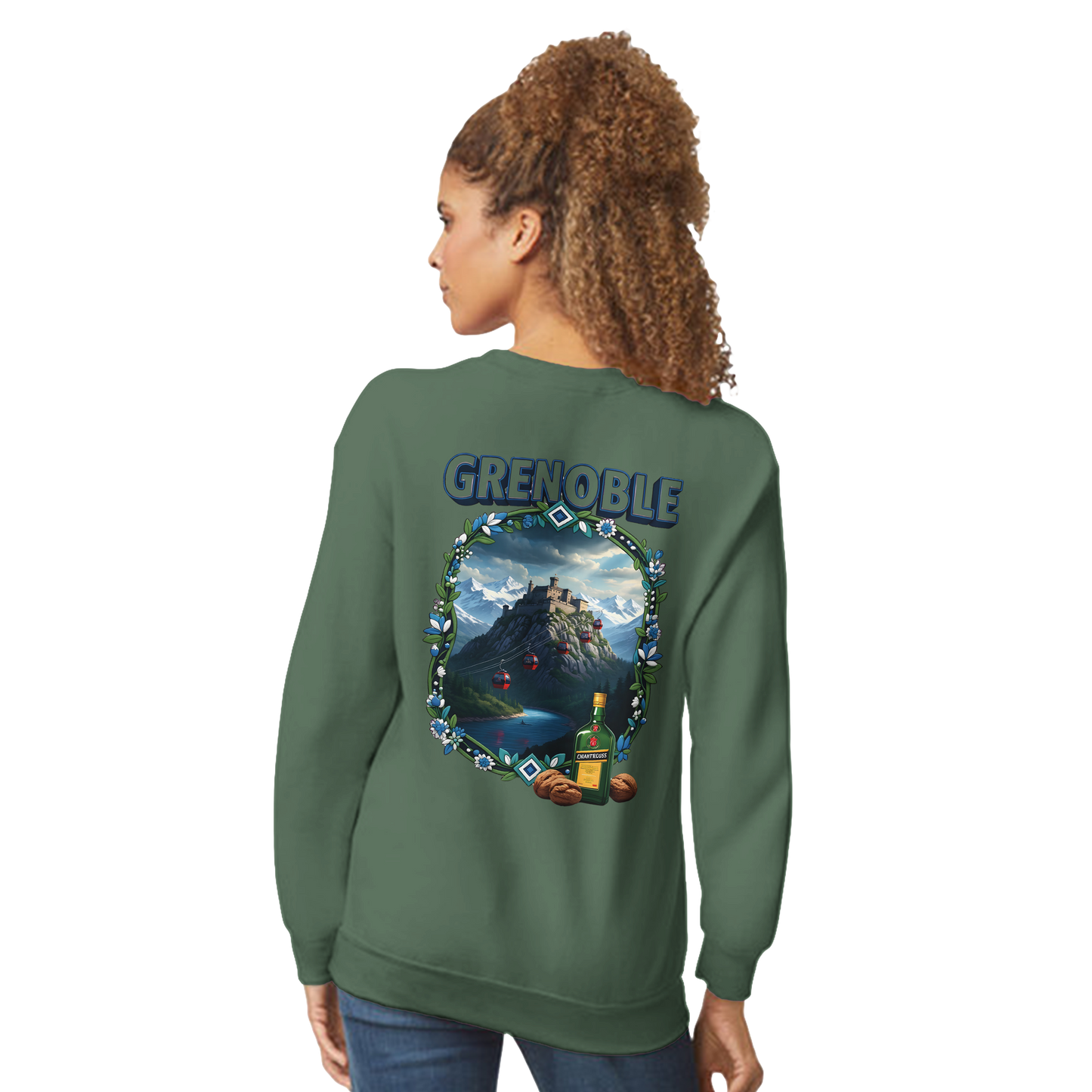 Grenoble city of France classic unisex crewneck sweatshirt | Gildan® 18000