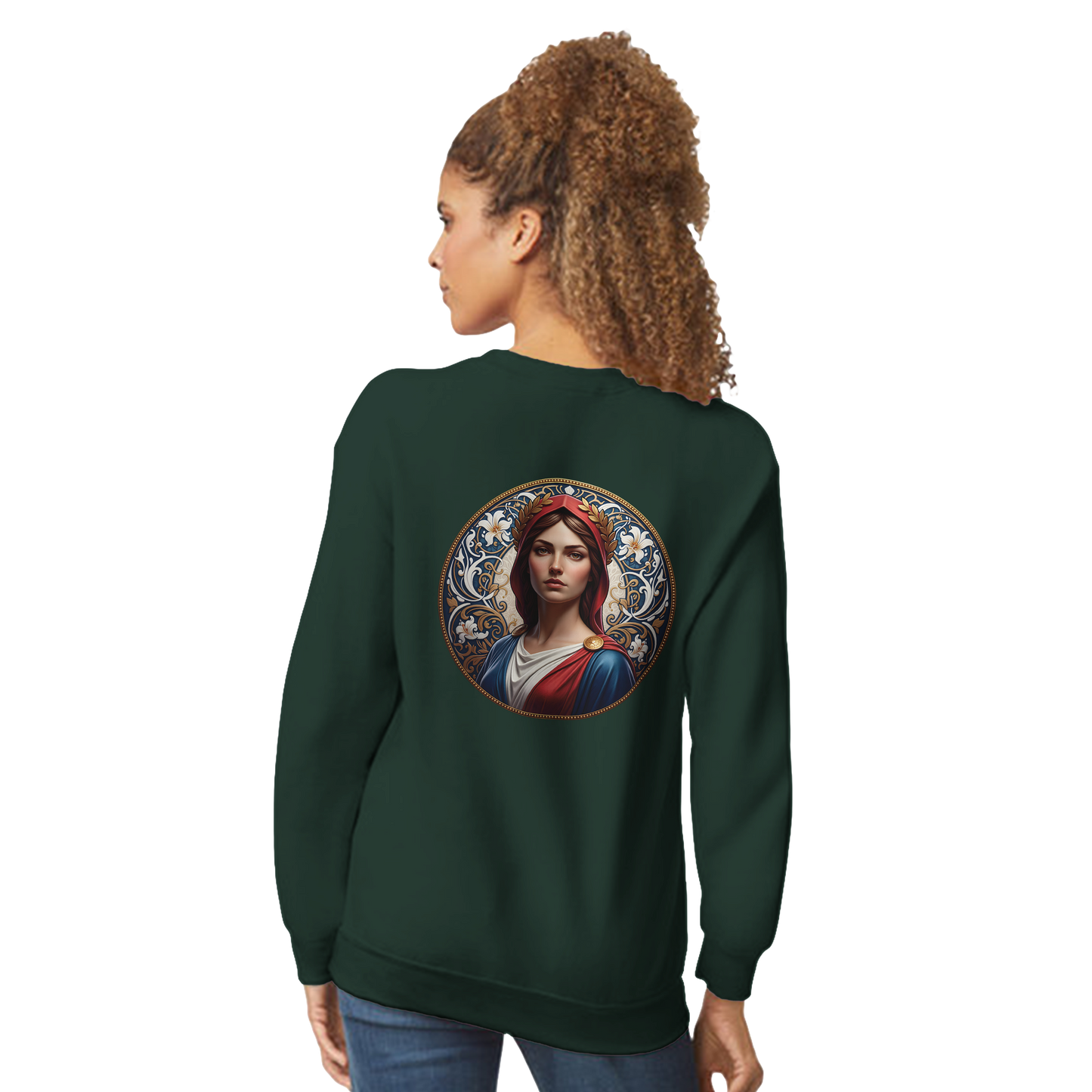 Damen-Sweatshirt Marianne klassisch Rundhals | Gildan® 18000