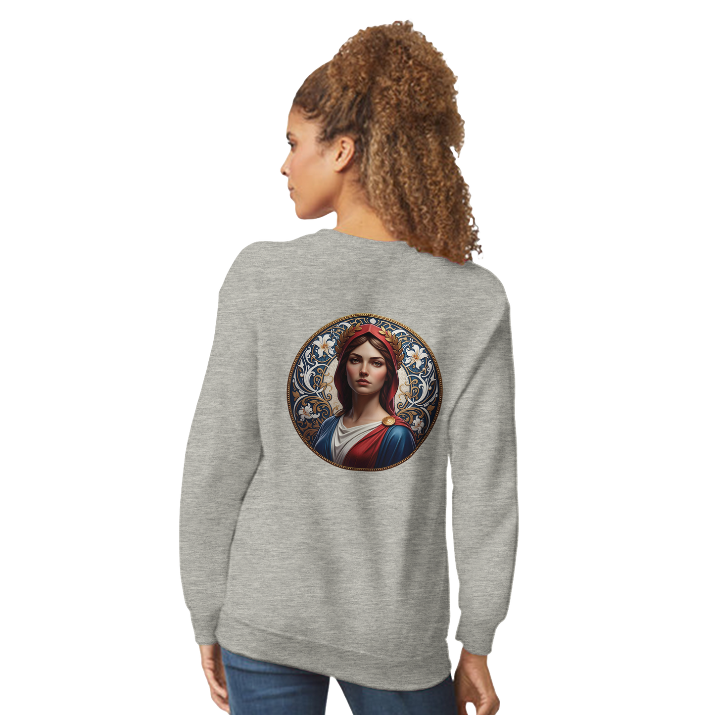 Damen-Sweatshirt Marianne klassisch Rundhals | Gildan® 18000